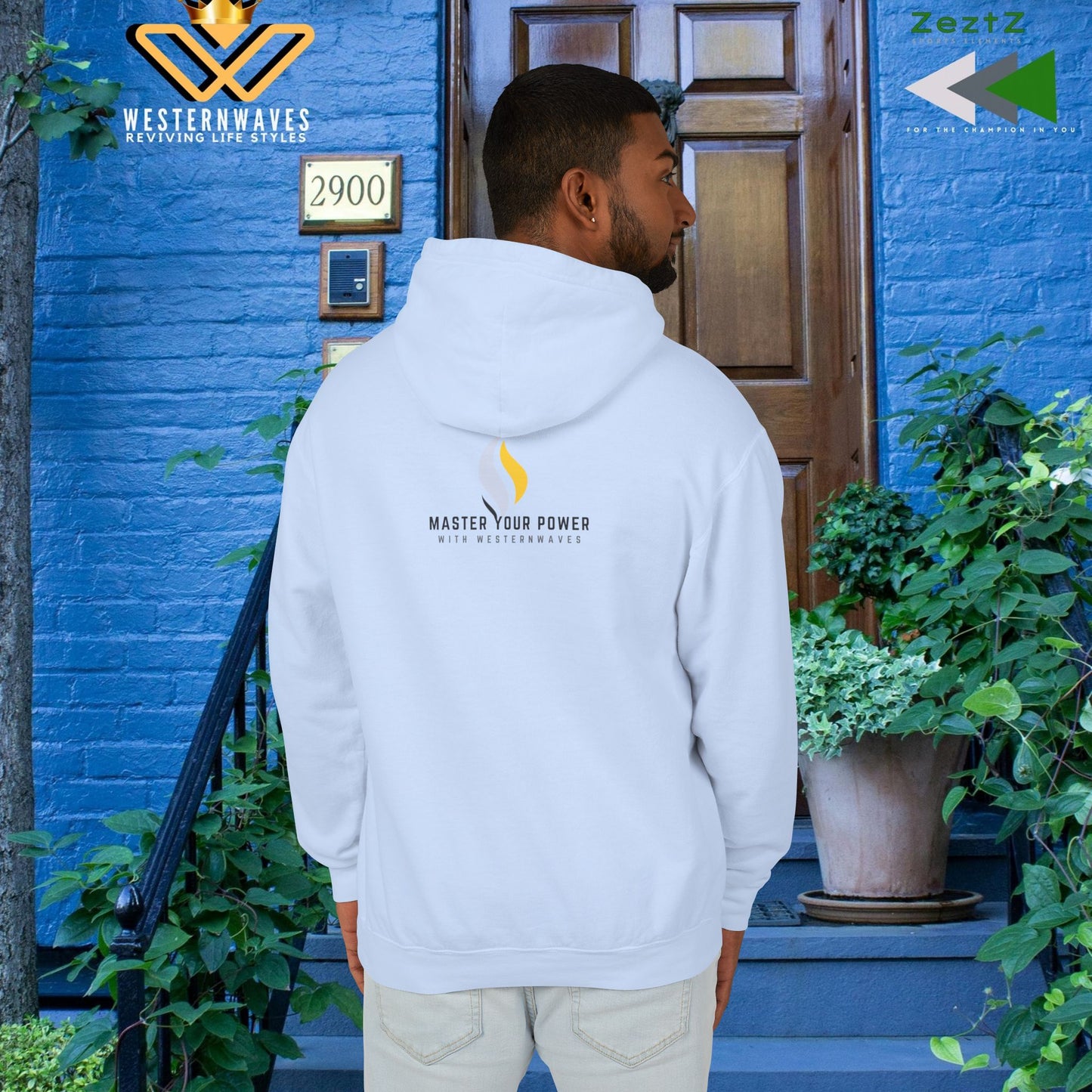 Unisex Lightweight Hooded Sweatshirt – N2 Series SPW USLWHSS PT2WW014_ Limited Edition Crafted Comfort by WesternWaves: