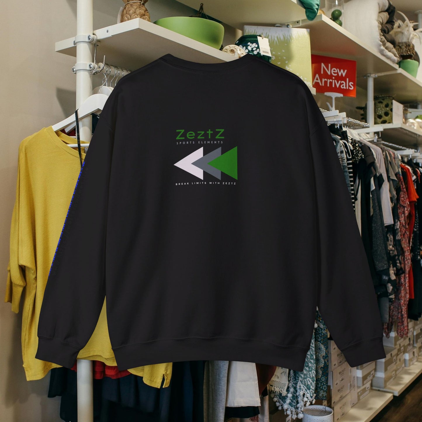 Unisex Heavy Blend™ Crewneck Sweatshirt_ N2 Sports Series SPW UHBCSS PT2WW006_ Limited Edition ‘Zeztz’ Brand Sports Elements by WesternWaves: