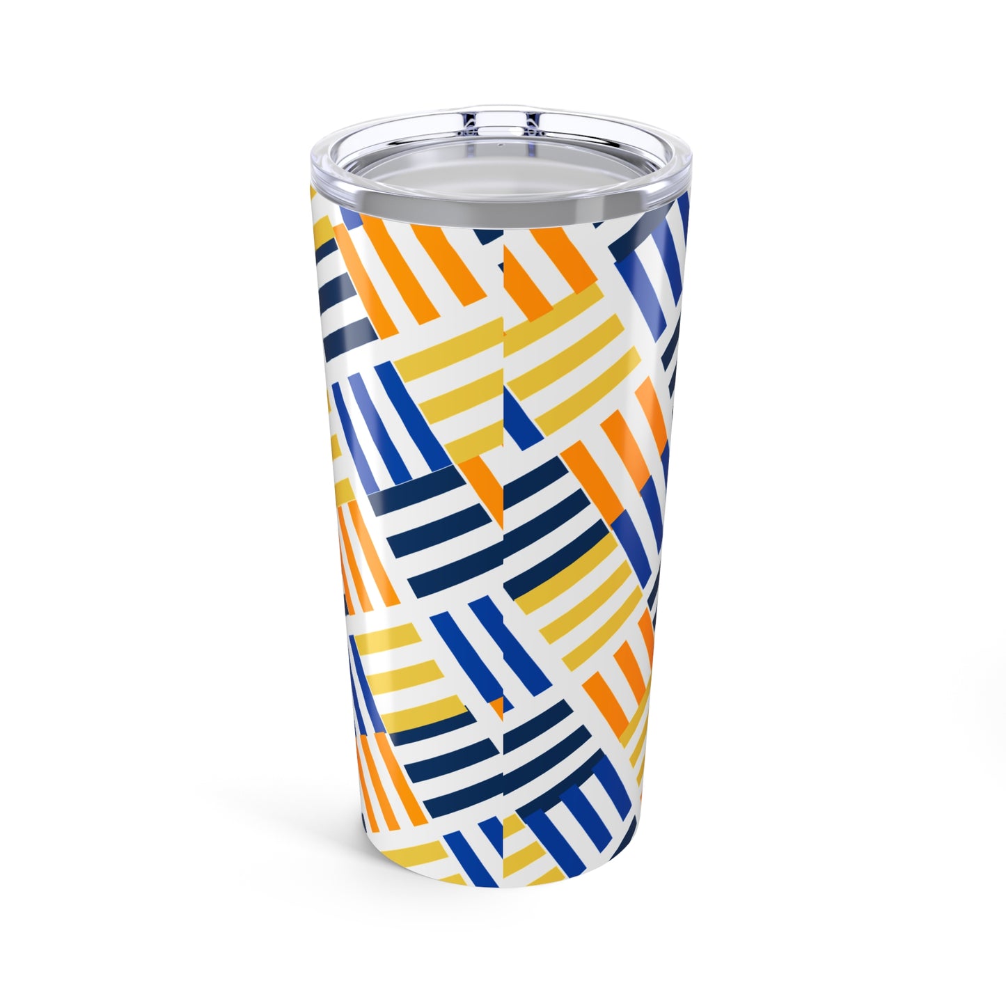 Vibrant Striped 20oz Tumbler - Colorful Travel Mug for Daily Hydration