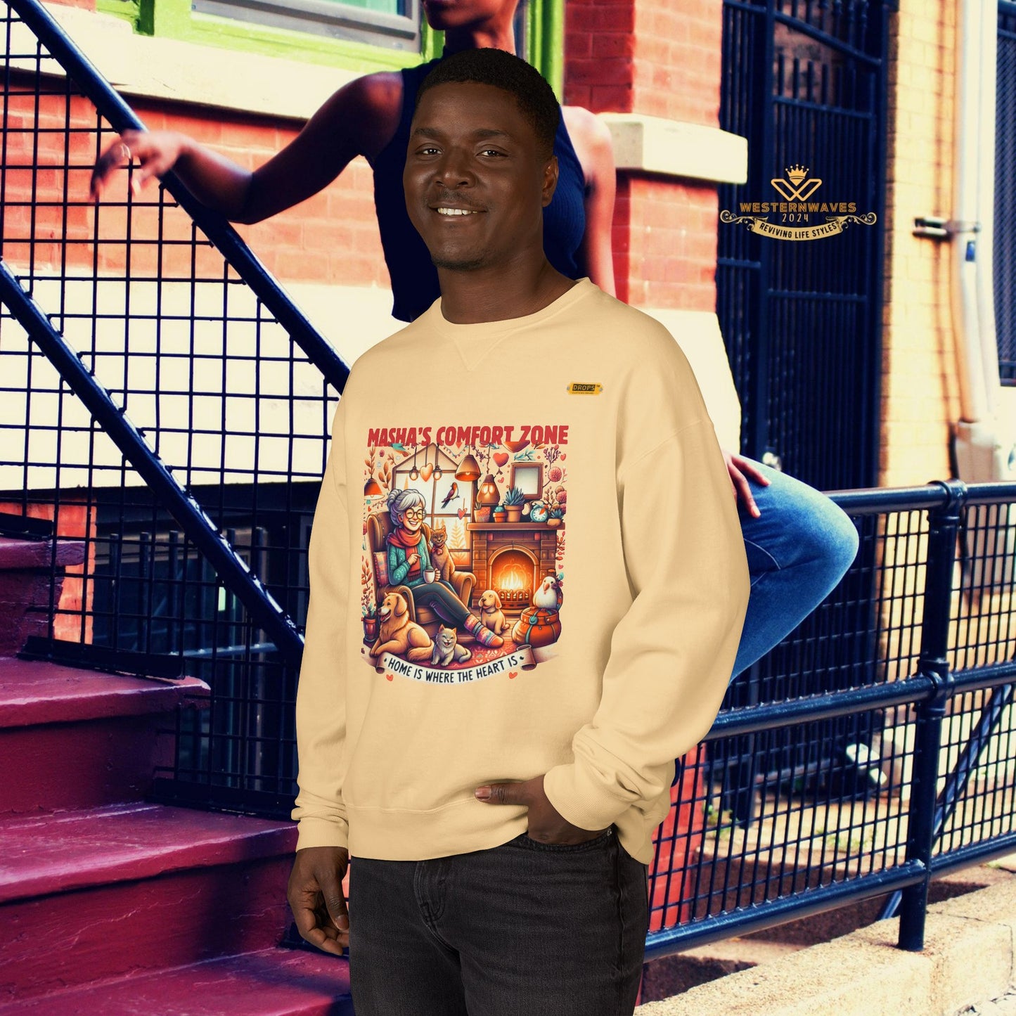 Crewneck Sweatshirt_ N7* Series CNSS PT2WW001_ Limited Edition Gift for Her, by WesternWaves: