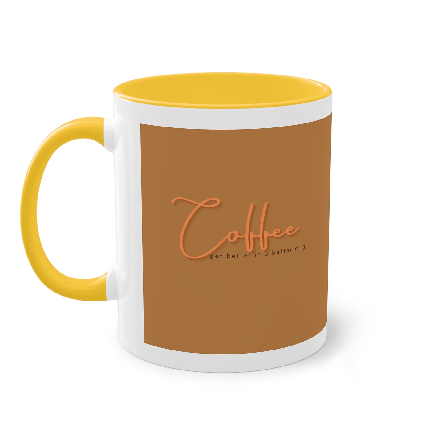 Two-Tone Coffee Mug, 11oz_ N2 Series TTCMUG PT2WW001_ Limited Edition Sipping Experience Both Pleasurable & Convenient by WesternWaves: