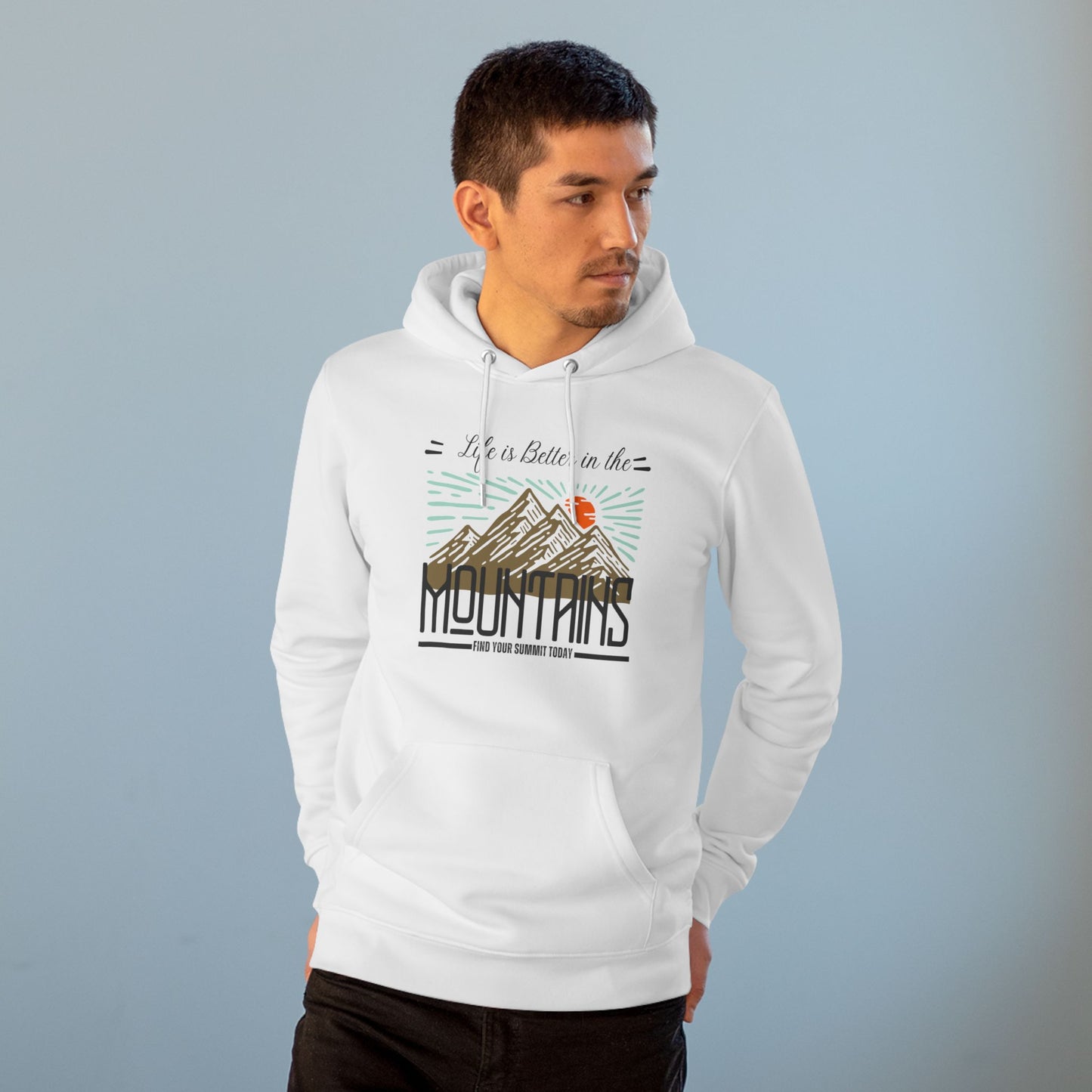 Unisex Cruiser Hoodie_ N2 Series USCH PT2WW001_ Limited Edition Stylish & Sustainable Unisex Cruiser Hoodie by WesternWaves: