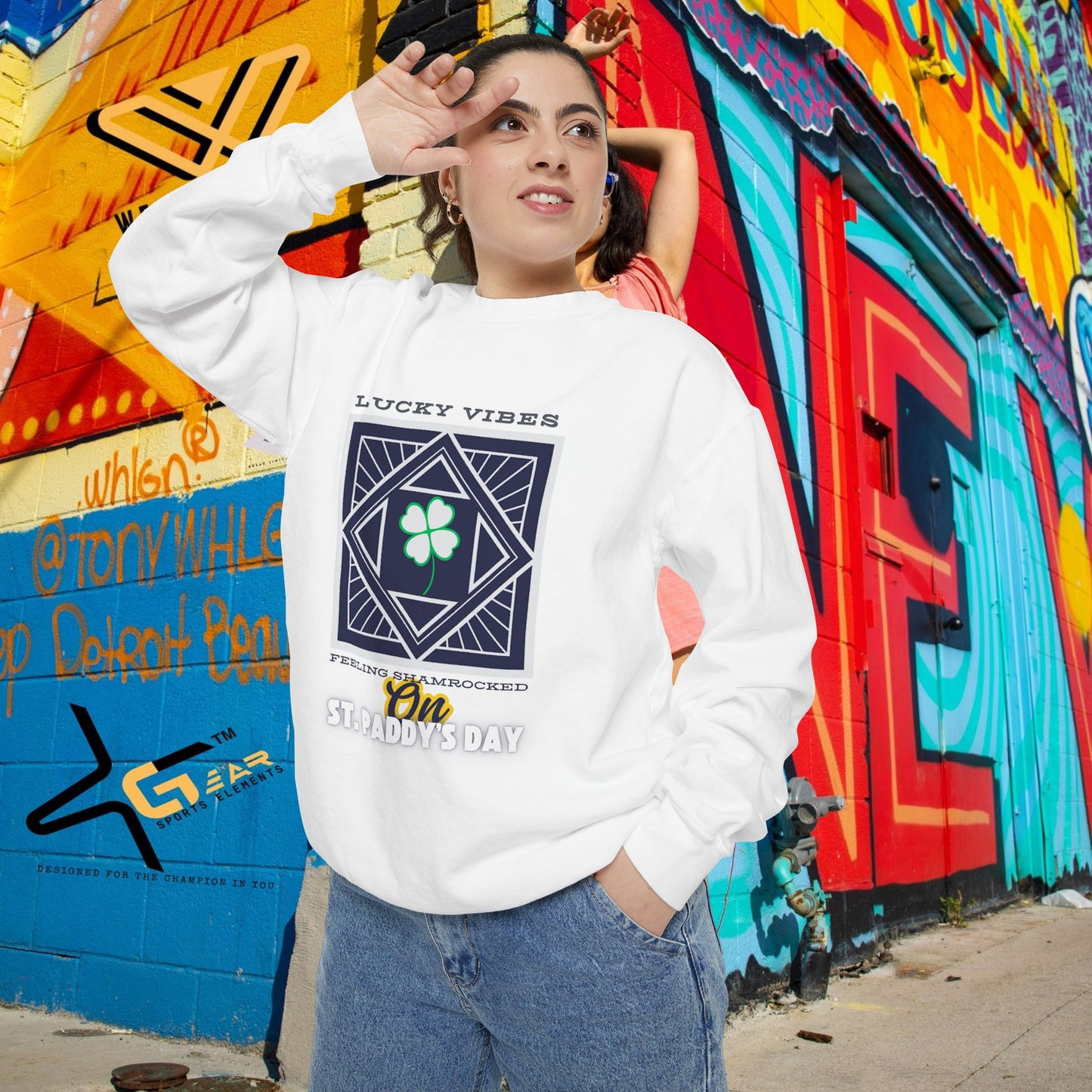 Unisex Garment-Dyed Sweatshirt_ N2+ Series UGDSS PT2WW005_ WesternWaves Limited Edition_