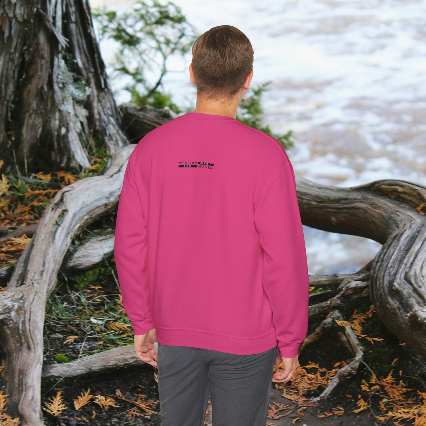 Unisex Heavy Blend™ Crewneck Sweatshirt_ N2 Series UHBCSS PT2WW007_ Limited Edition Pure Luxury  By WesternWaves: