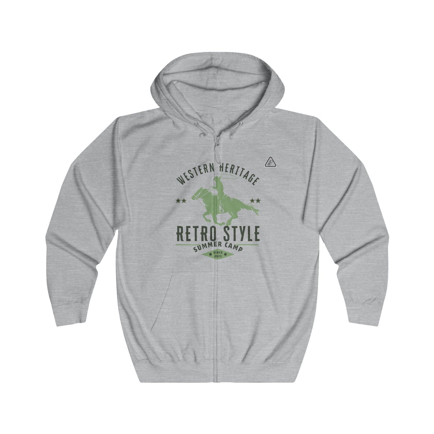 Unisex Full Zip Hoodie_ N7+ Series USFZHOODIE PT2WW004_ Limited Edition Trendy Vibes by WesternWaves: