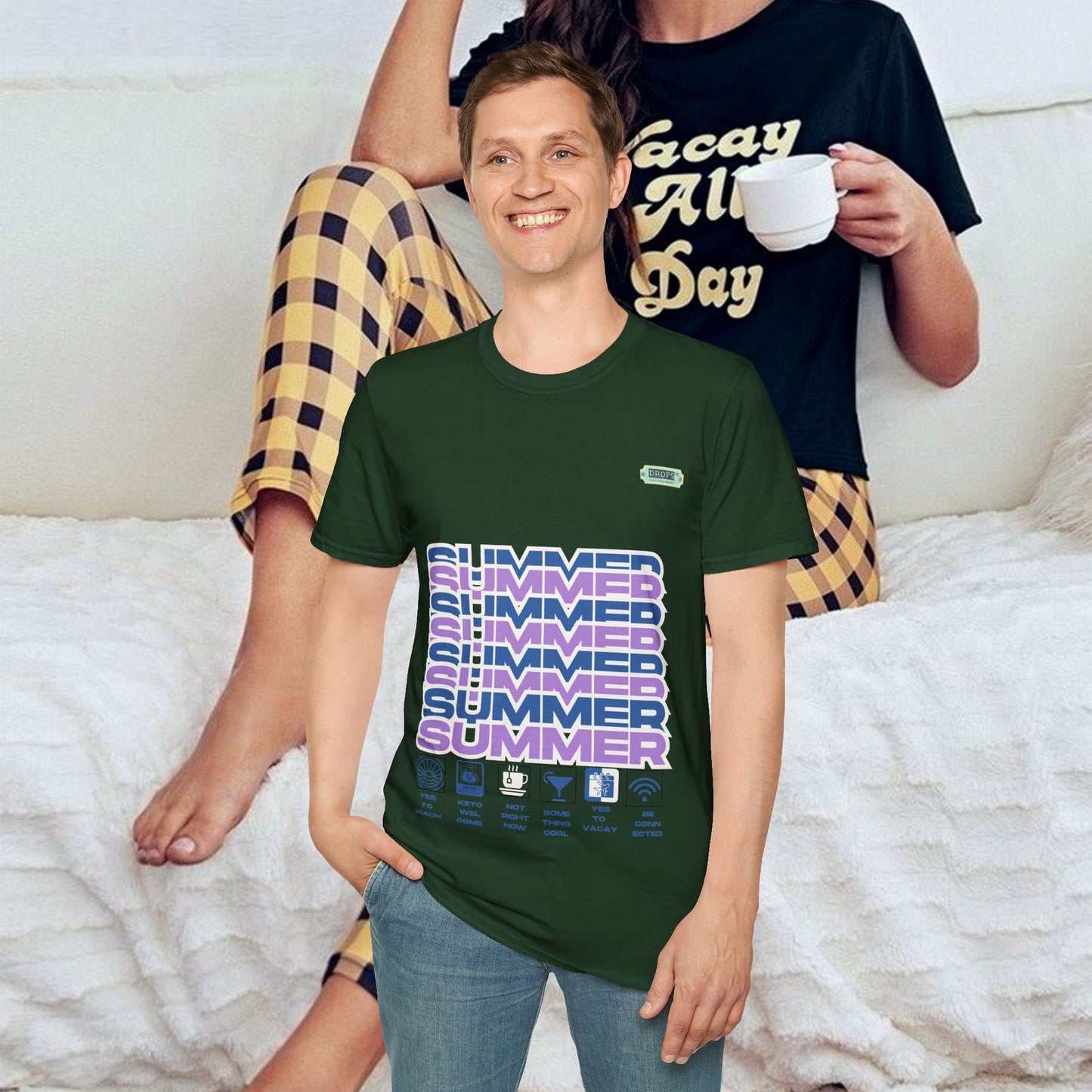 Unisex Softstyle T-Shirt_ N2* Series SPW USSTS FT2WW010_ Redefine Relaxation Limited Edition by WesternWaves: