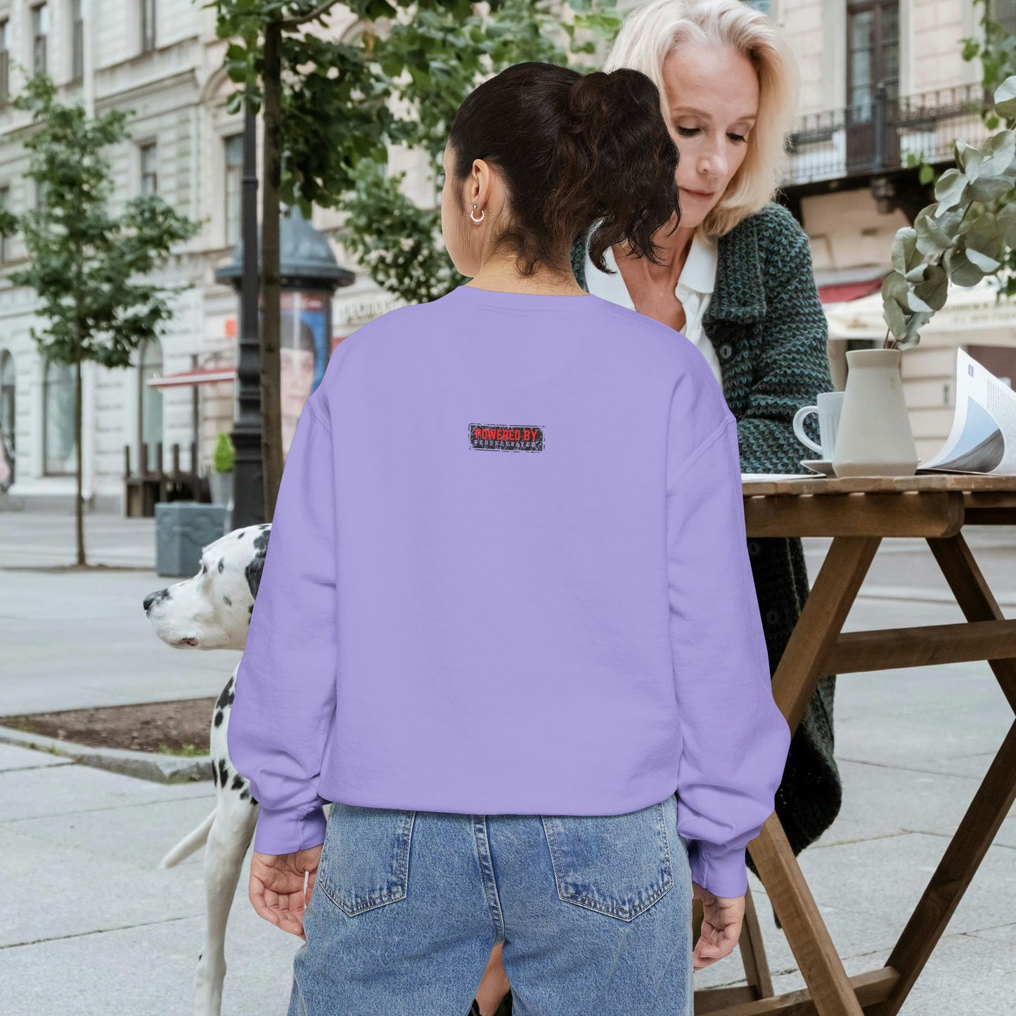 Unisex Garment-Dyed Sweatshirt_ N2 Series USGDSS PT2WW002_ Limited Edition Masterpiece of ‘ZeztZ’ Sports Brand _ Luxury & Casual Comfort by WesternWaves: