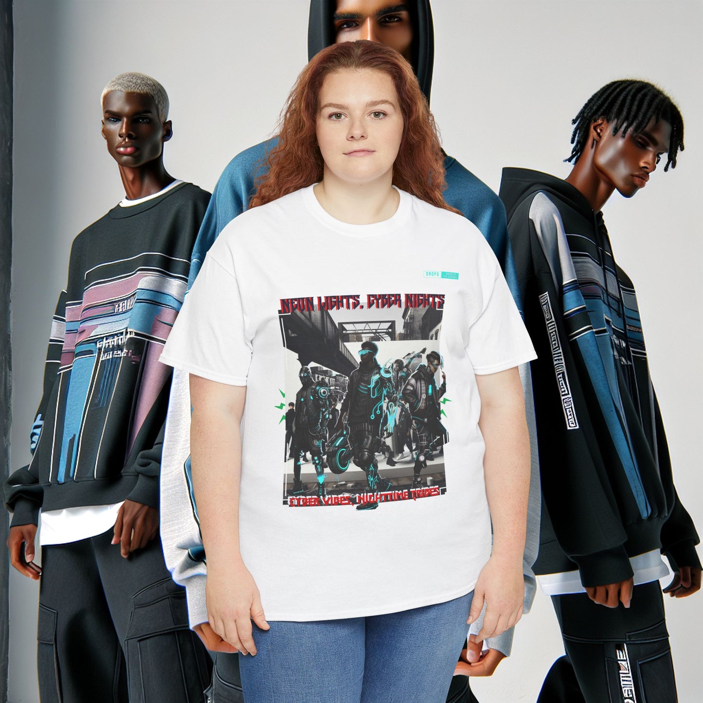 Unisex Heavy Cotton Tee_ N8+ Series USHOSTEE_ PT2WW003_ 01 Oct 2025_ Limited Edition Casual Wear by WesternWaves: