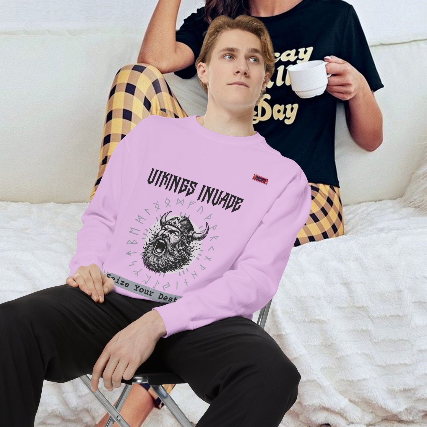 Unisex Garment-dyed Sweatshirt_ Series UWD 063_  Limited Edition Cozy Apparel for Adventurers by WesternWaves: