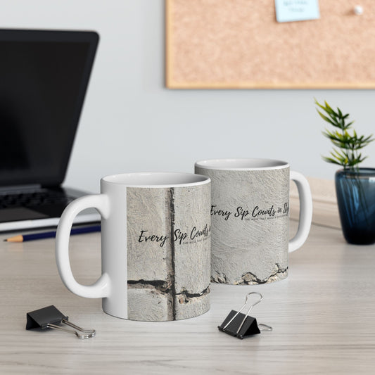 Ceramic Mug (11oz, 15oz)_ N2 Series  CM11, 15OZ PT2WW002_ Limited Edition Ceramic Masterpiece by WesternWaves: