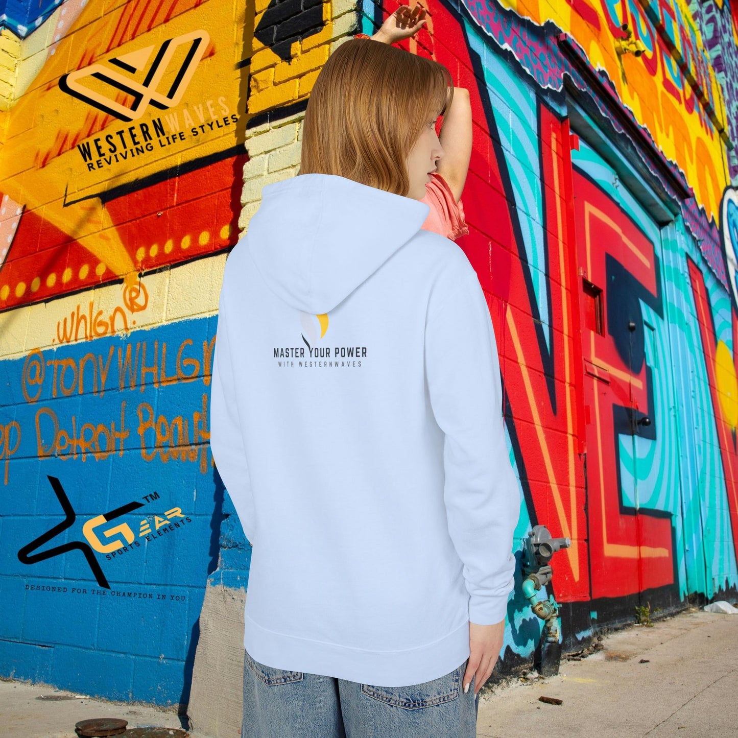 Unisex Lightweight Hooded Sweatshirt – N2 Series SPW USLWHSS PT2WW007_ Limited Edition Crafted Comfort by WesternWaves: