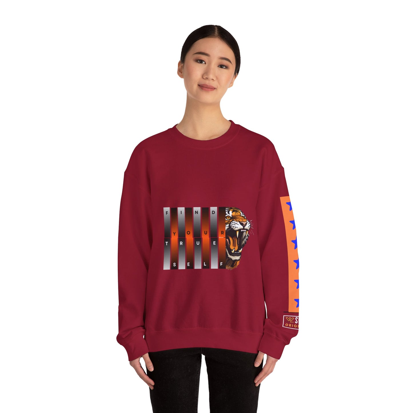 Unisex Heavy Blend™ Crewneck Sweatshirt_ N2 Series SPW UHBCSS PT2WW011_ Limited Edition Pure Luxury  By WesternWaves: