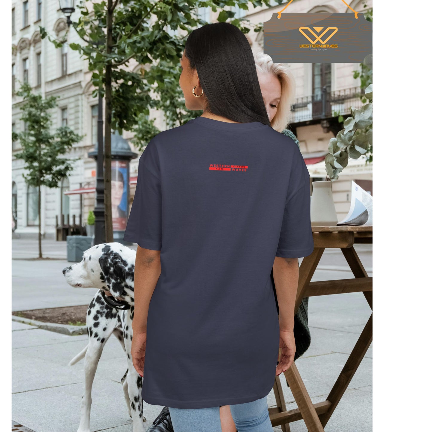 Unisex Oversized Tee_ N6+ Series USOSTEE PT2WW005_ Limited Edition by WesternWaves