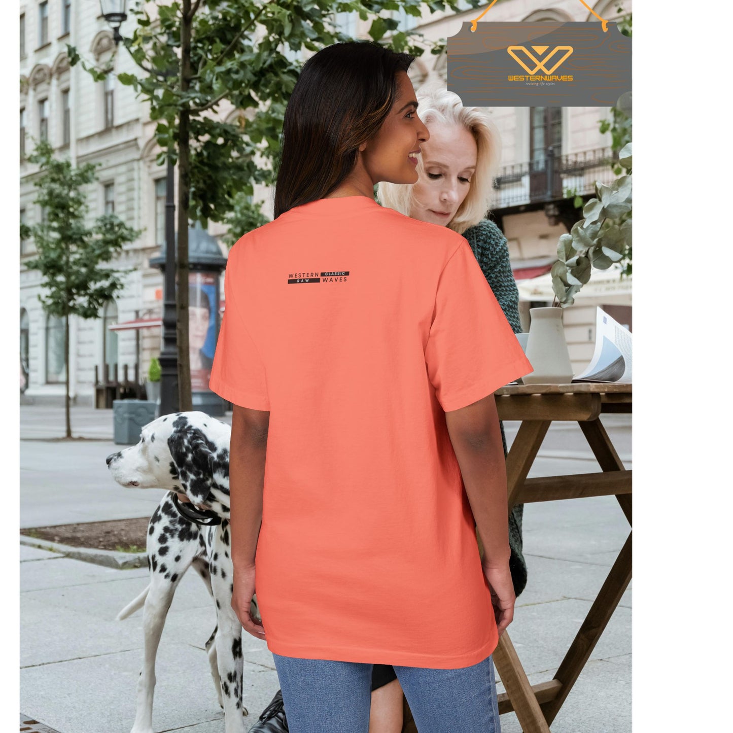 Unisex Garment-Dyed T-shirt_ N3+ Series USGDTS PT2WW005_ Comfort Colors 1717_ Limited Edition Fusion of Style by WesternWaves: