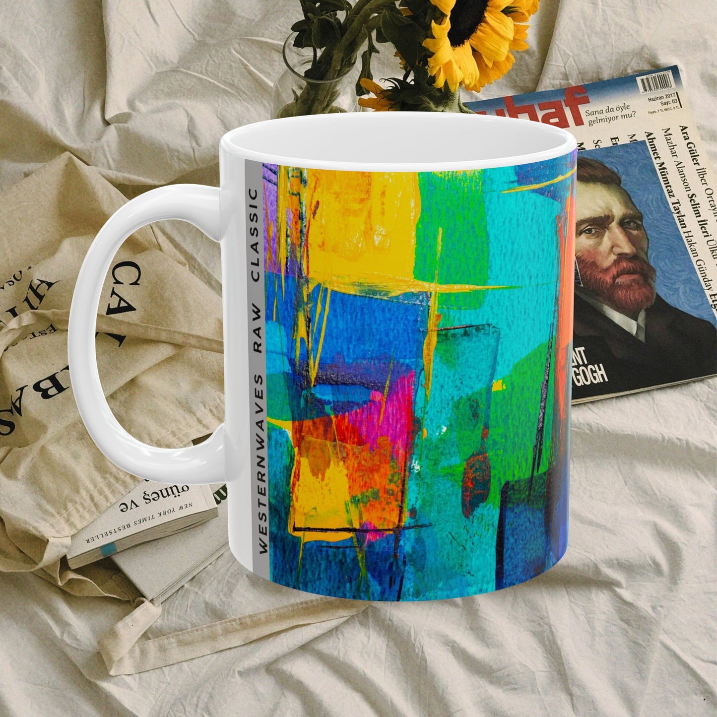 Ceramic Mug, (11oz, 15oz)_ N2+ Series CM10OZ&15OZ PT2WW003_ Limited Edition by WesternWaves: