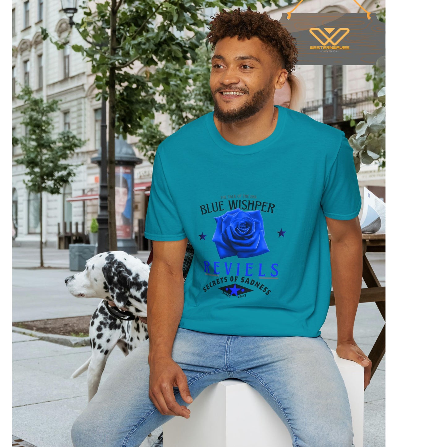 Unisex Softstyle T-Shirt_  N2 Series SPW USSTS FT2WW005_Limited Edition Redefines & Relaxation by WesternWaves: