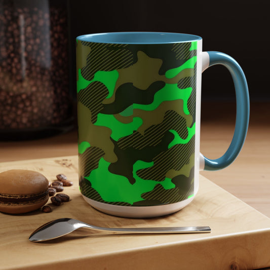 Accent Coffee Mug (11, 15oz)_ N2 Series ACMUG PT2WW004_ Limited Edition Mug by WesternWaves: