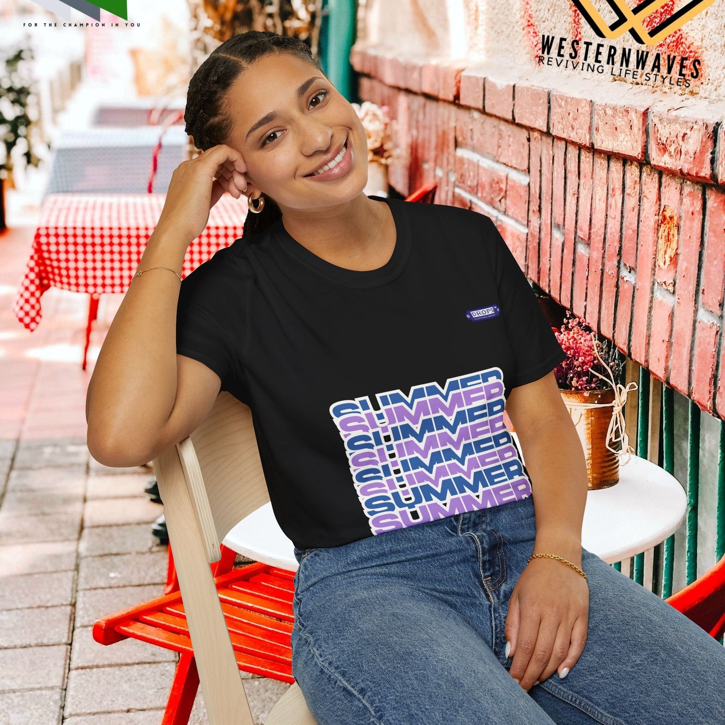 Unisex Softstyle T-Shirt_ N2* Series SPW USSTS FT2WW010_ Redefine Relaxation Limited Edition by WesternWaves: