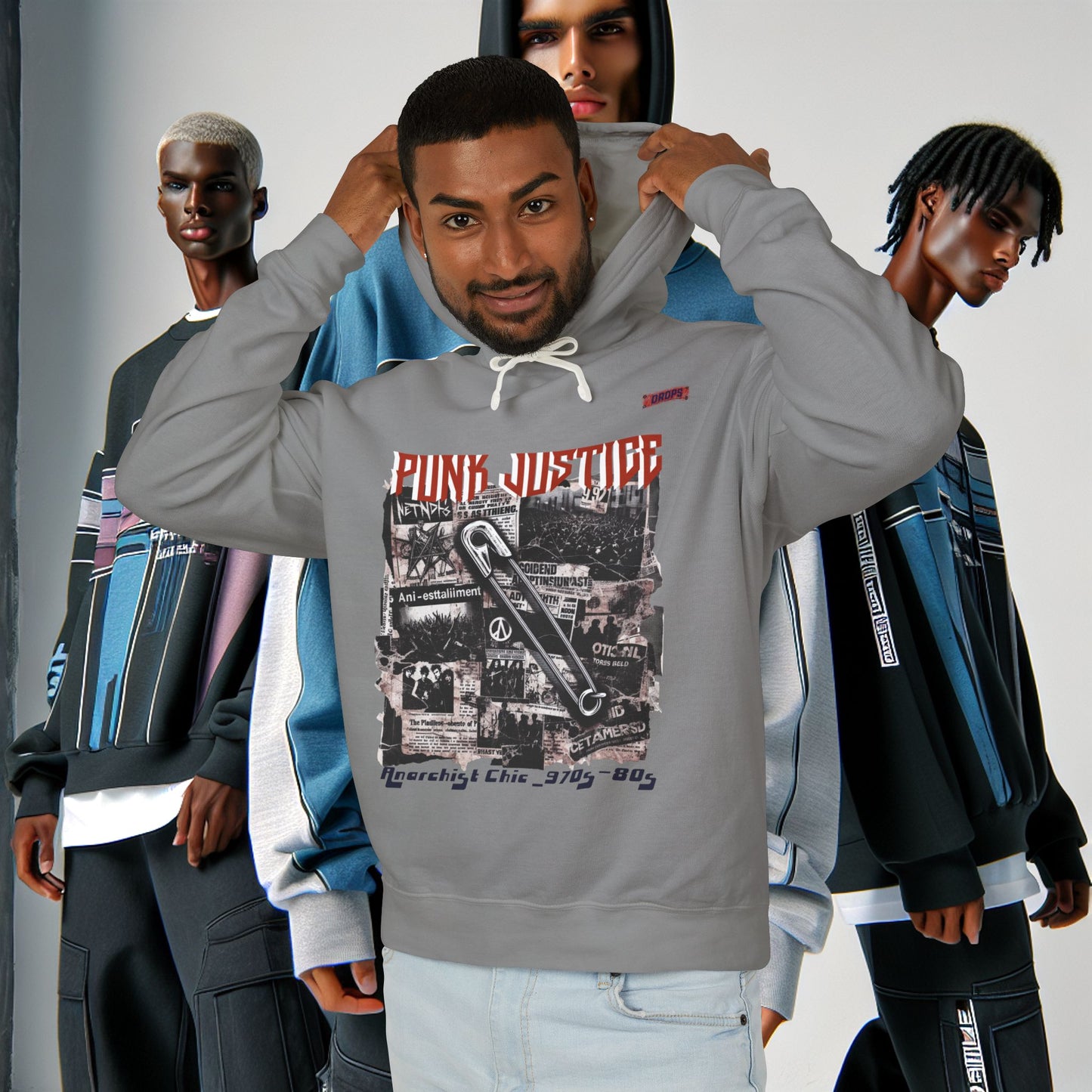 Punk Justice Unisex Lightweight Hoodie_ 01 Sep 2025_ Retro Punk Sweatshirt, 80s Inspired Hooded Sweatshirt, Streetwear Fashion Hoodie, Casual [...]