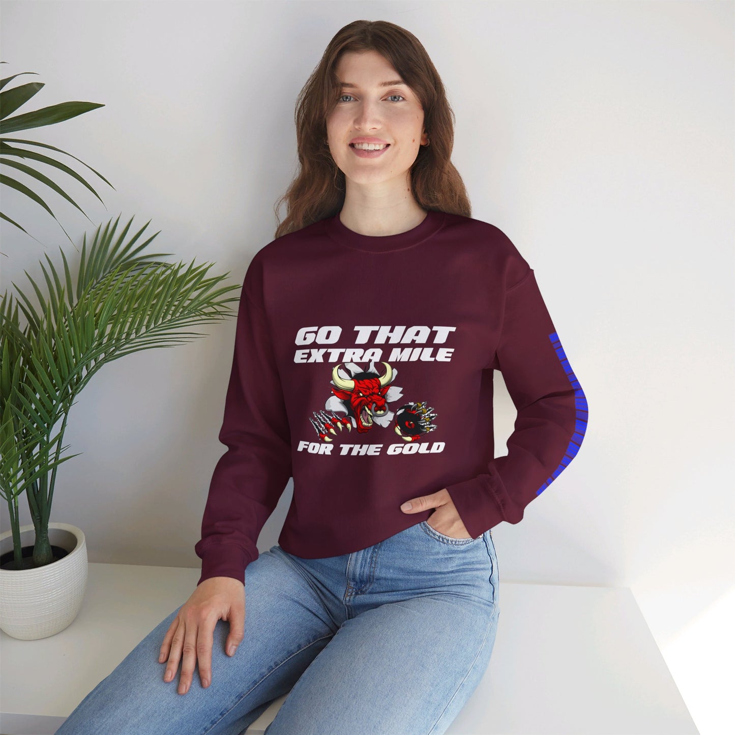 Unisex Heavy Blend™ Crewneck Sweatshirt_ N2 Sports Series SPW UHBCSS PT2WW005_ Limited Edition ‘Zeztz’ Brand Sports Elements by WesternWaves: