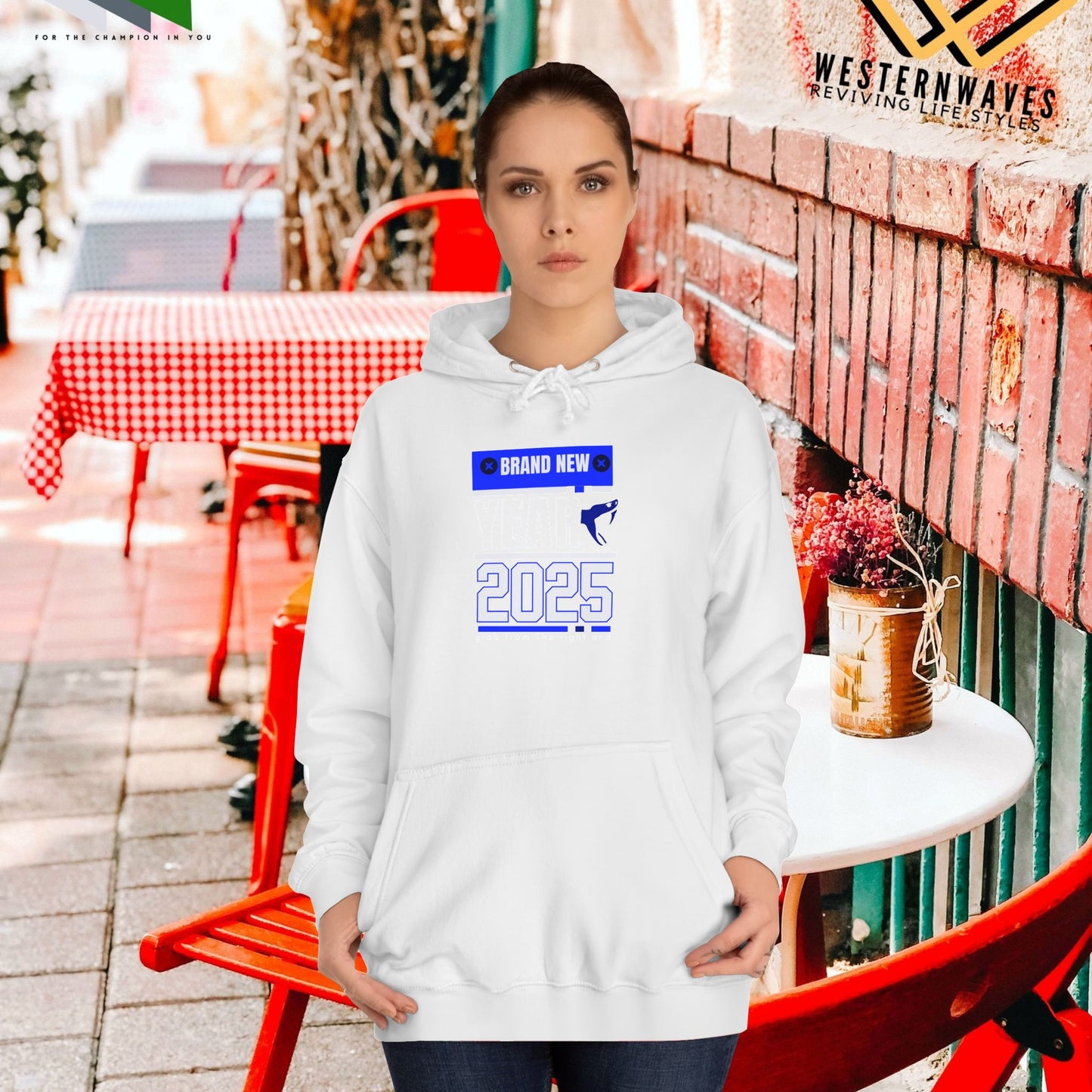 Unisex College Hoodie_  N2 Series SPW USCH PT2WW008_ Limited Edition Timeless Unisex Design by WesternWaves: