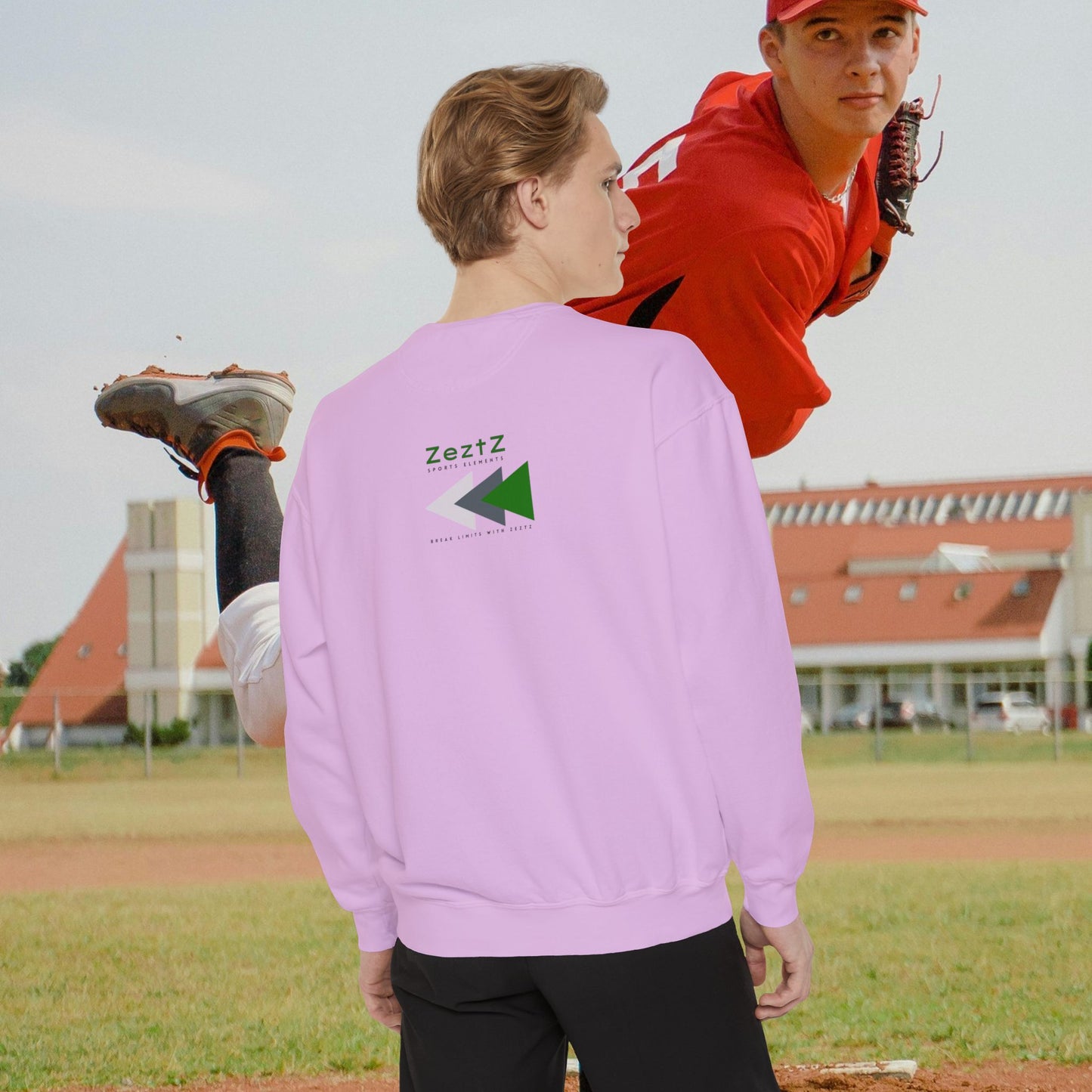 Unisex Garment-Dyed Sweatshirt_ N2 Series SPW USGDSS PT2WW002_ Limited Edition Masterpiece of ‘ZeztZ’ Sports Brand _ Luxury & Casual Comfort by WesternWaves: