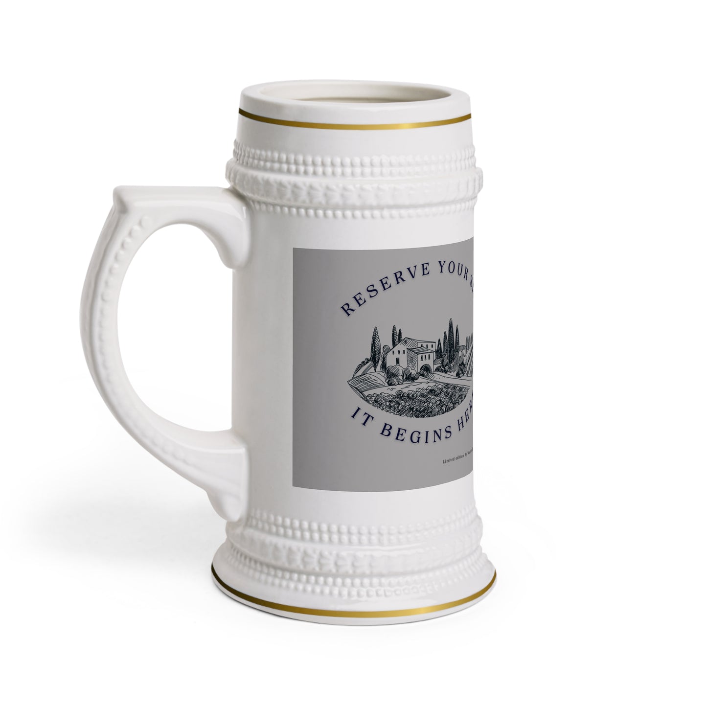 Beer Stein Mug – Raise the Bar with Personalized Touch_ N Series SPW BSM PT2WW001_Limited Edition Drinking Experience by WesternWaves: