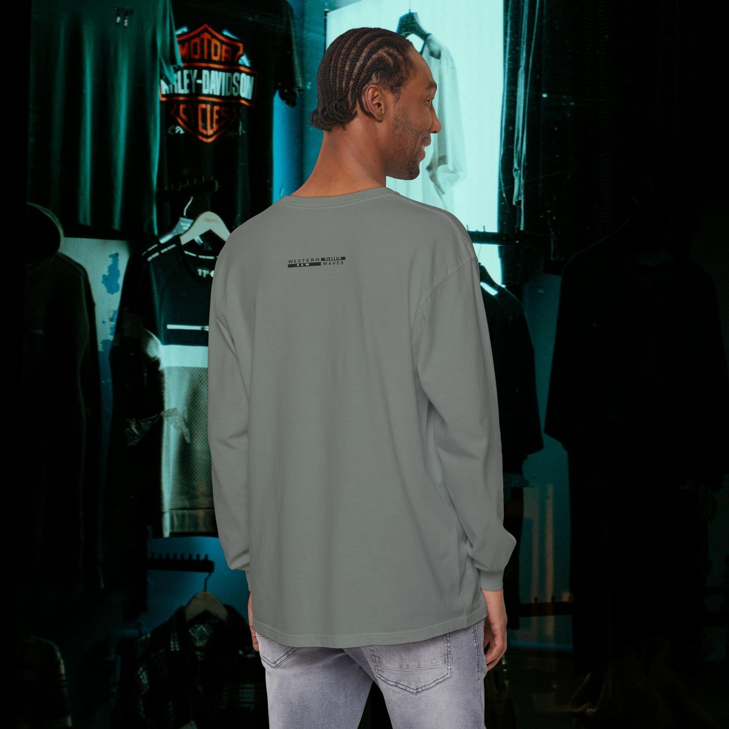 Unisex Long Sleeve T-Shirt_ N7 Series USLSTSHIRT PT2WW002_ Limited Edition Trendy Vibes by WesternWaves: