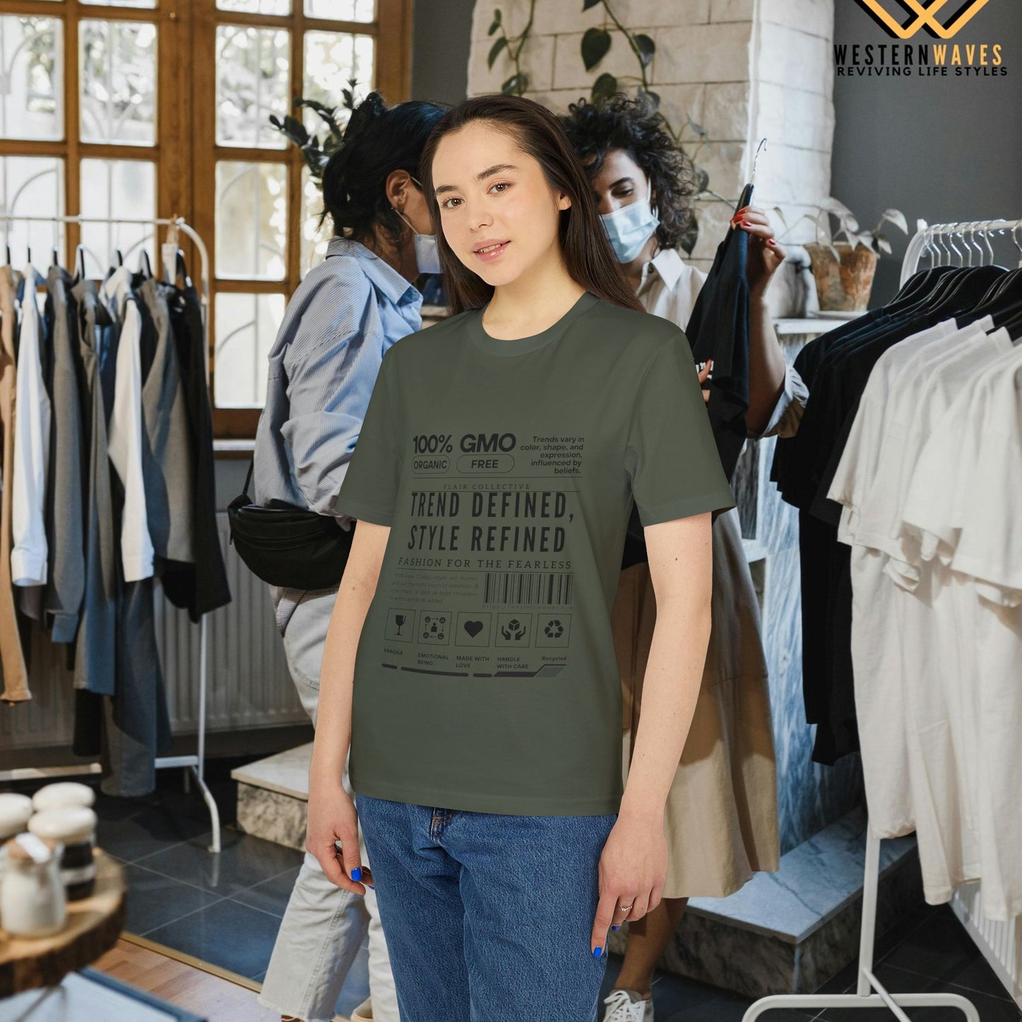 Unisex Creator 2.0 T-shirt_ N3+ Series USC2.0TS PT2WP002_ Limited Edition Style Sustainably by WesternWaves: