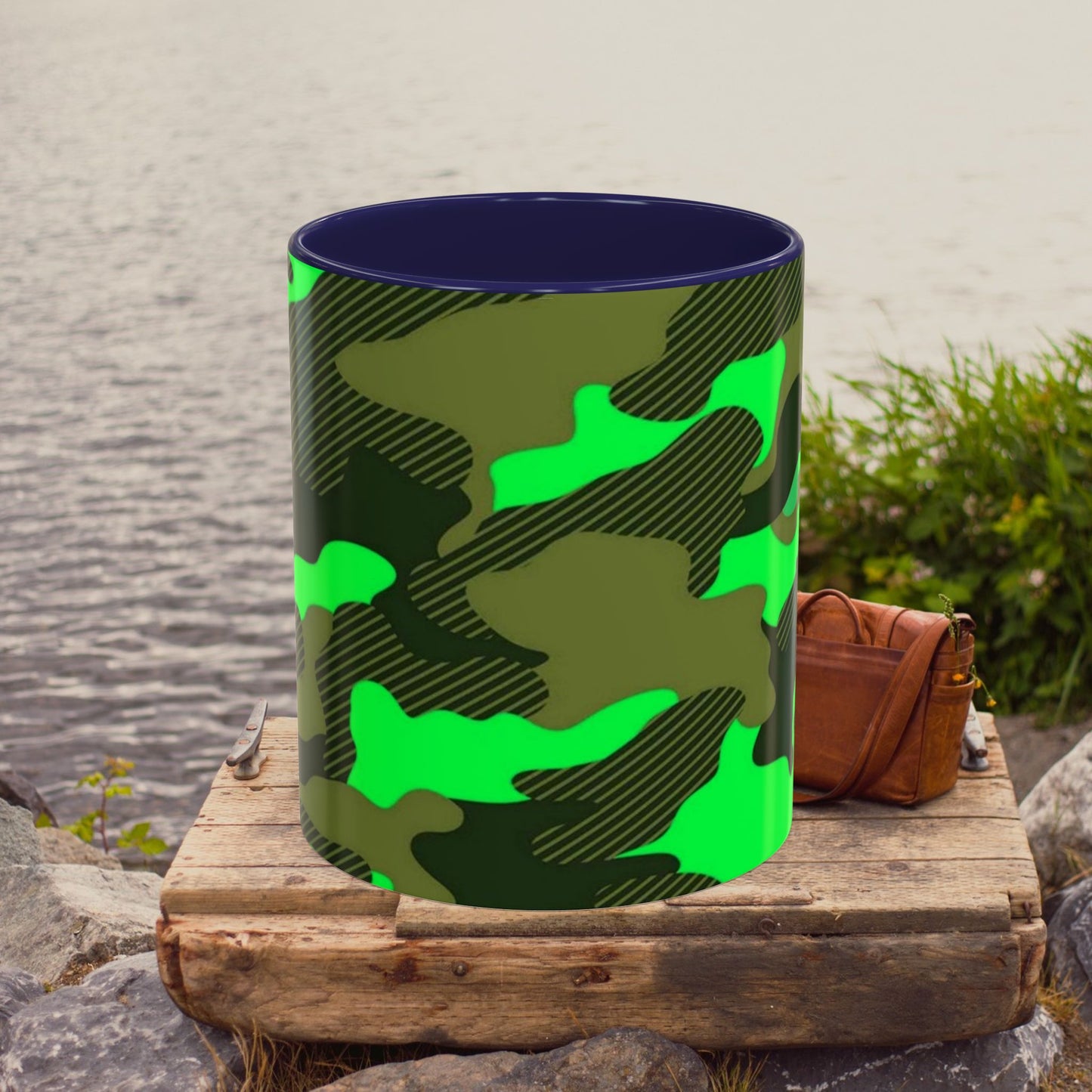 Accent Coffee Mug (11, 15oz)_ N2 Series SPW ACMUG PT2WW004_ Limited Edition Mug by WesternWaves: