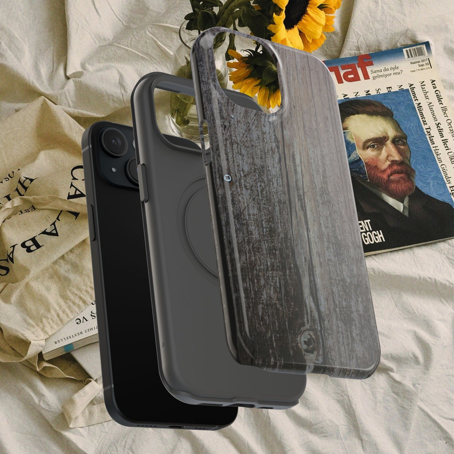 Impact-Resistant Tough Cases_ iPhone Case_ Series N8+ TCPCASE PT2WW006_ Limited Edition  Wooden Grain Phone Case for iPhones by WesternWaves: