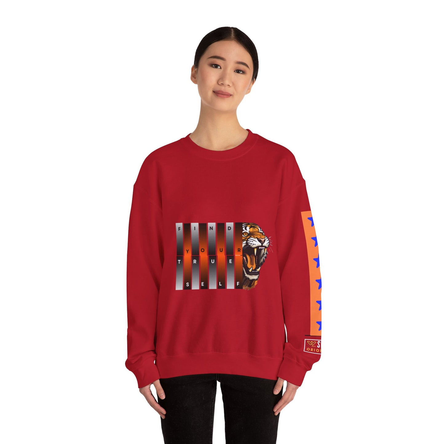 Unisex Heavy Blend™ Crewneck Sweatshirt_ N2 Series SPW UHBCSS PT2WW011_ Limited Edition Pure Luxury  By WesternWaves: