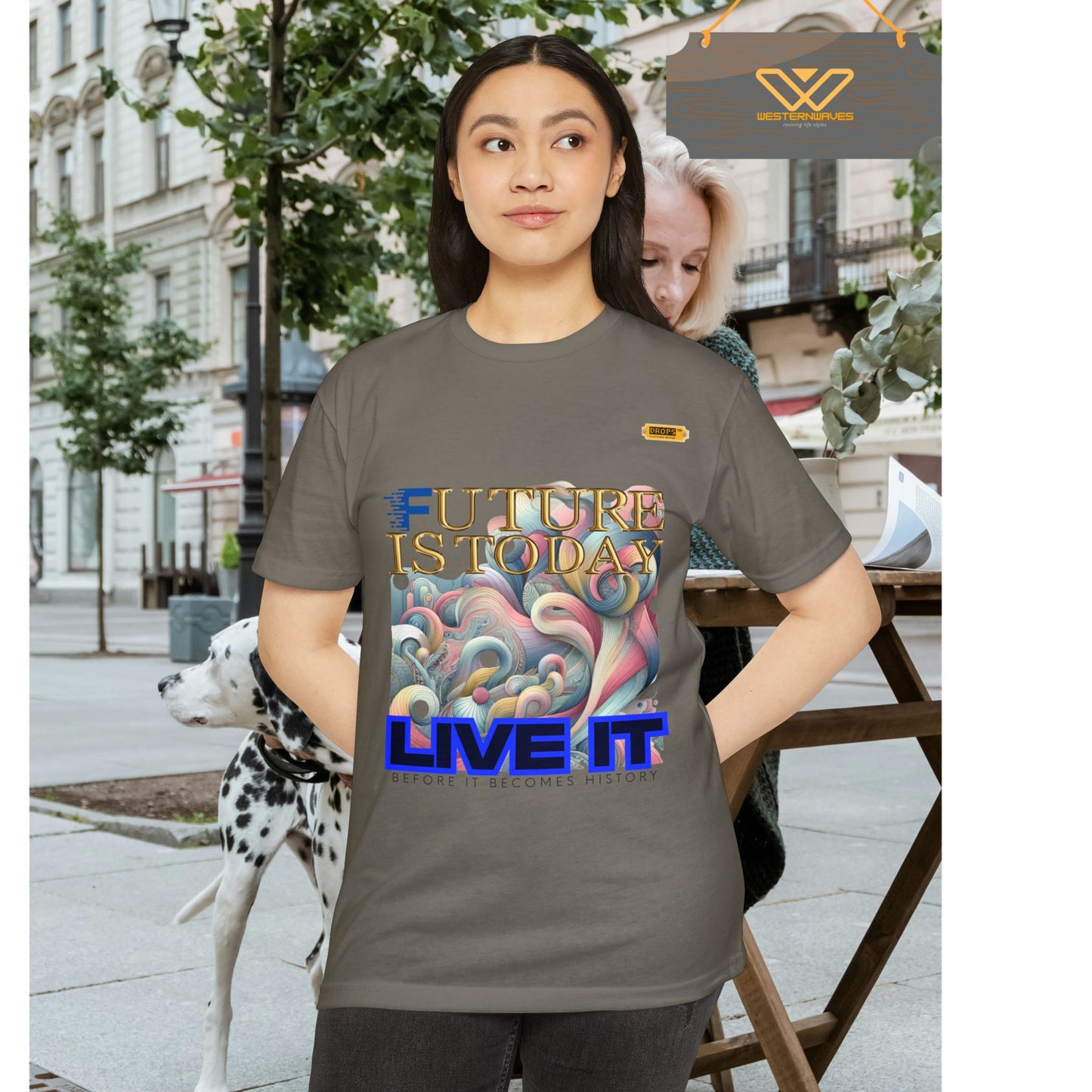 Unisex CVC Jersey T-shirt_ 16 June 2025_ Limited Edition Casual Fashion by WesternWaves: