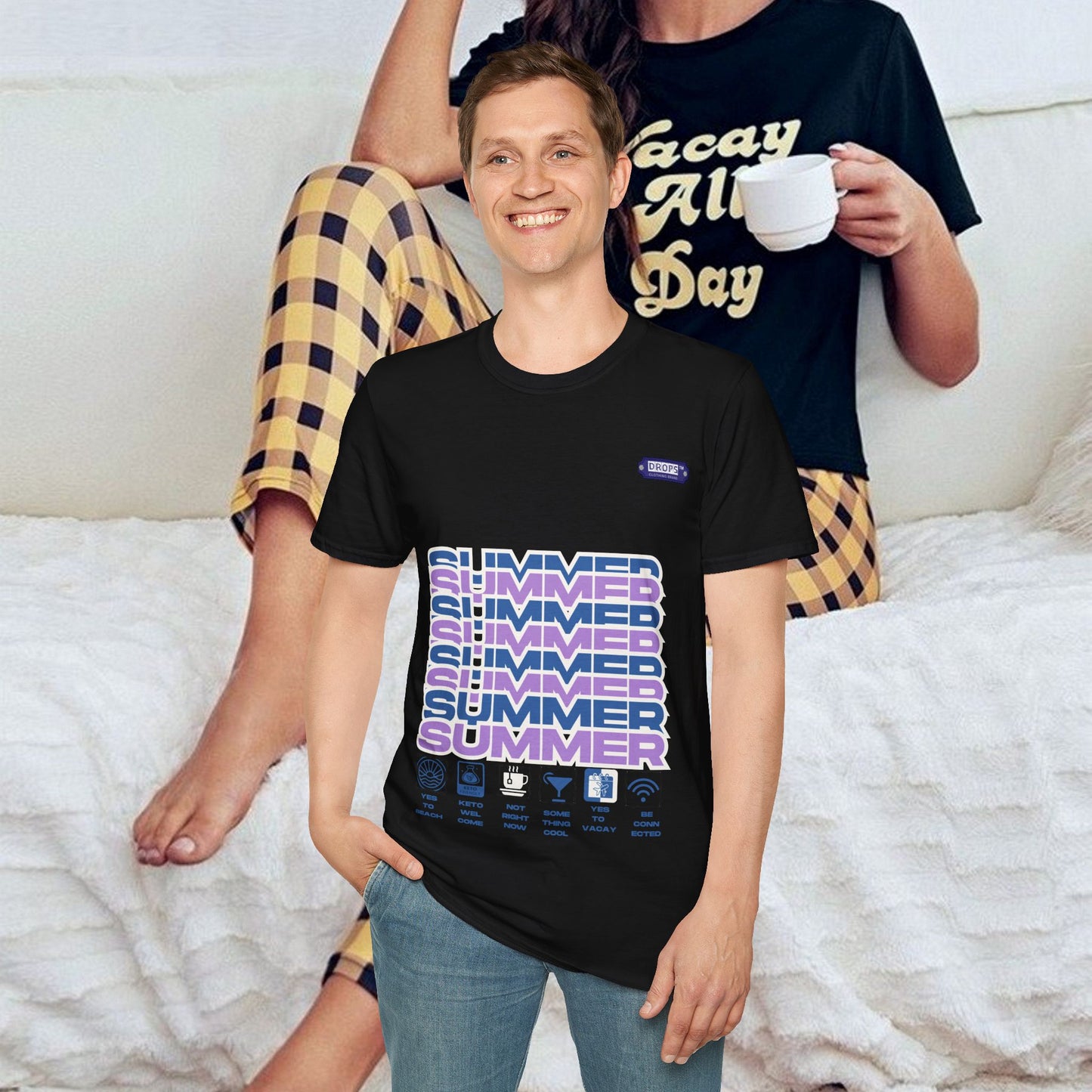 Unisex Softstyle T-Shirt_ N2* Series SPW USSTS FT2WW010_ Redefine Relaxation Limited Edition by WesternWaves: