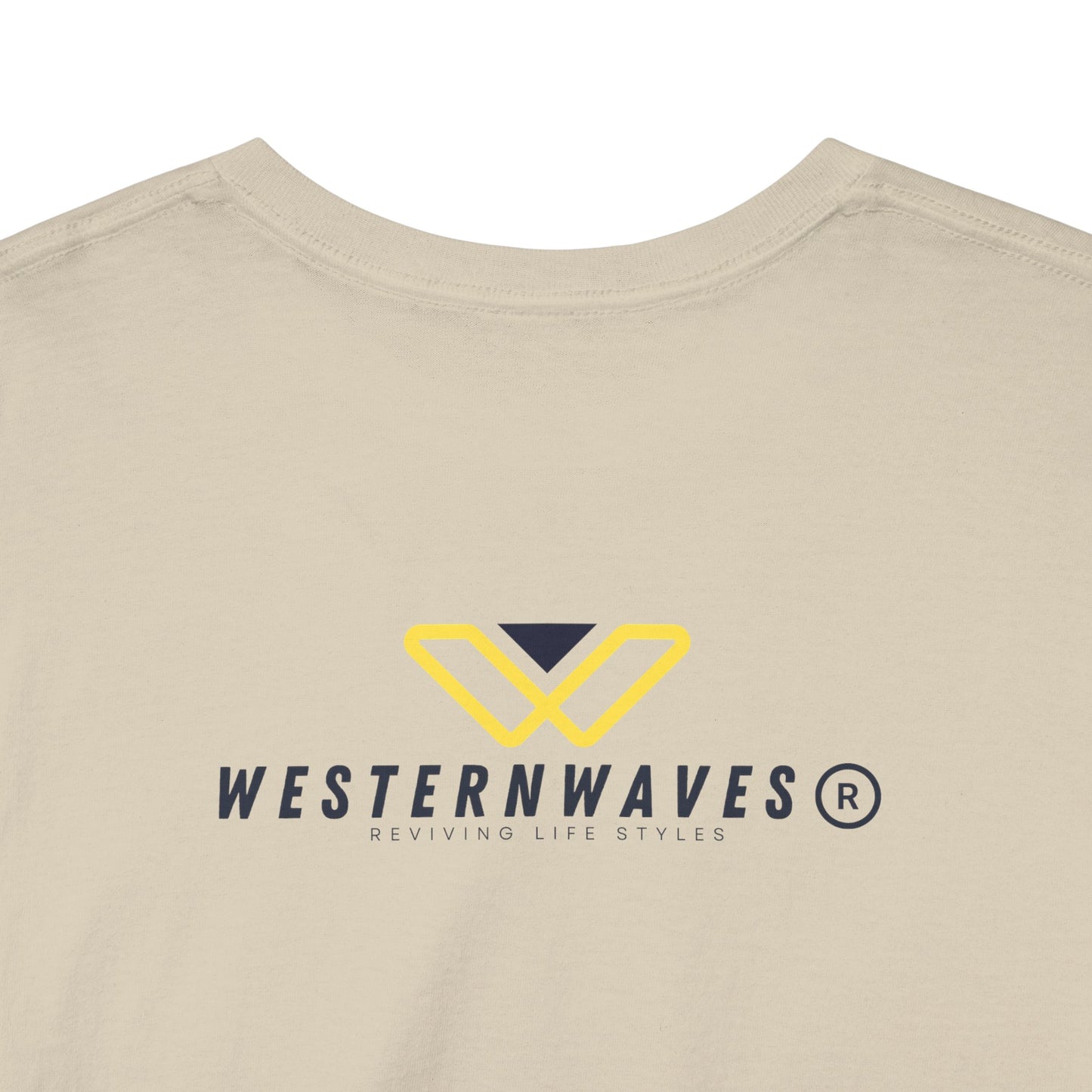 Unisex Heavy Cotton Tee_ Crafted from premium 100% cotton_ N2 Series SPW UHCT PT2WW004_ Limited Edition Epitome of Comfort & Durability by WesternWaves: