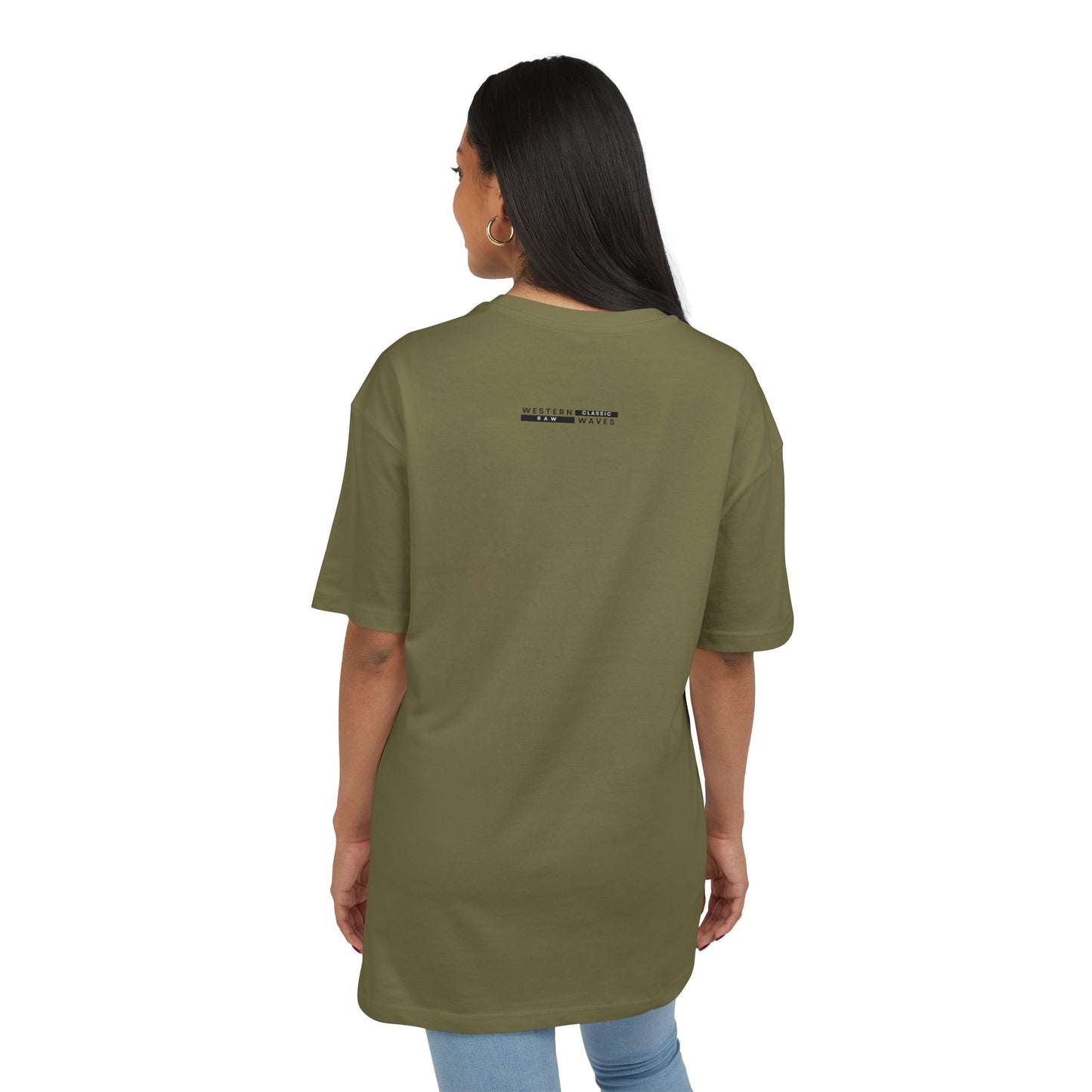 Unisex Oversized Tee_ N6+ Series USOSTEE PT2WW004_ Limited Edition by WesternWaves: