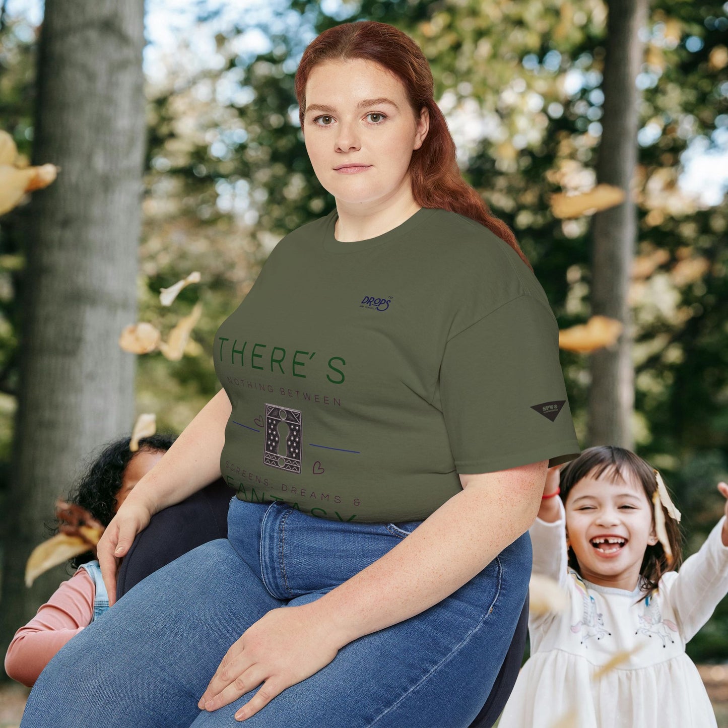 Unisex Ultra Cotton Tee - "There's Nothing Between Screens, Dreams & Fantasy" T-Shirt - Perfect for Dreamers and Creatives_ 07 May 2025_ 001