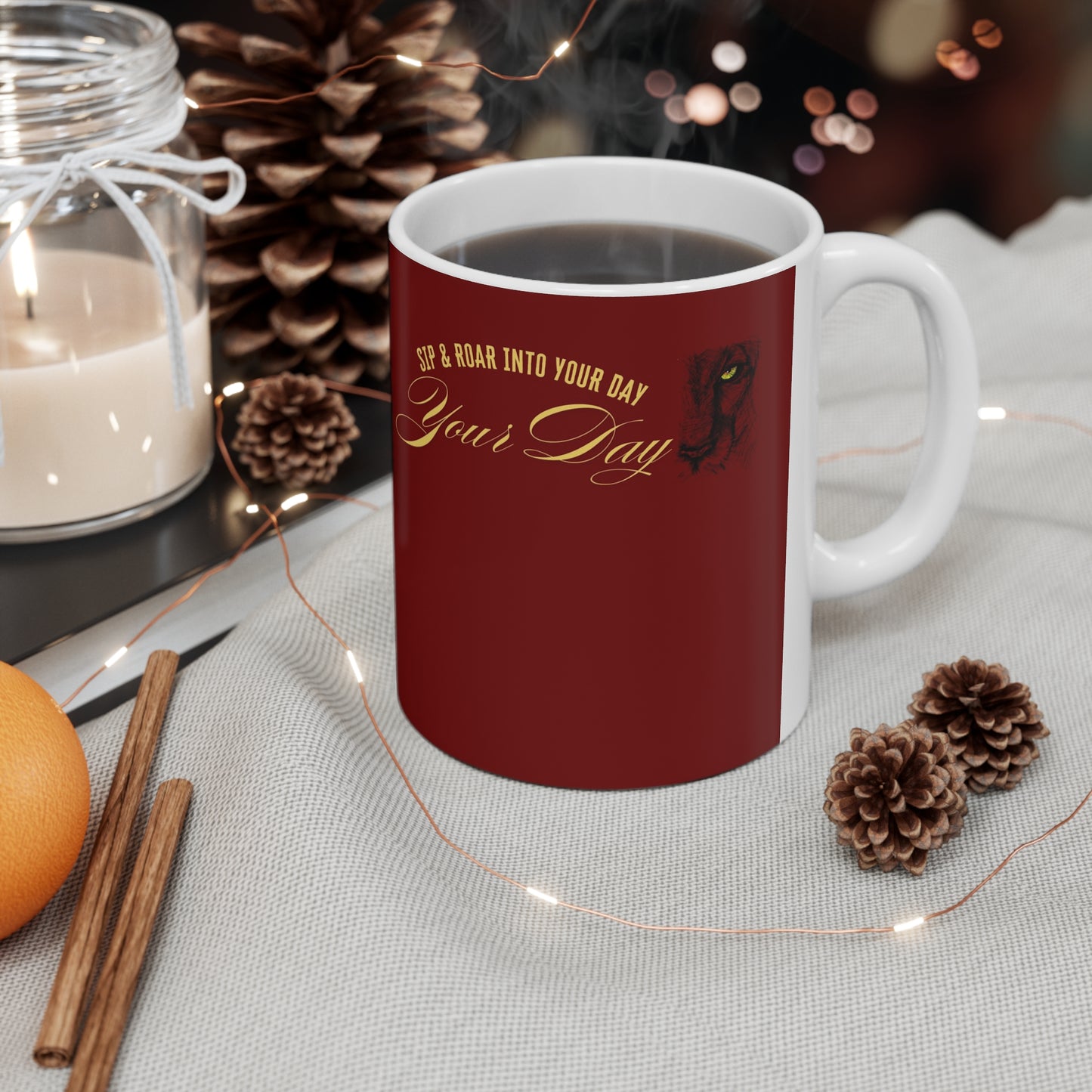 Ceramic Coffee Mug 11oz & 15oz_ N7+ Series CCMUG11&15OZ PT2WW001_ Limited Edition Colourful Ceramic Mug for Home & Office by WesternWaves: