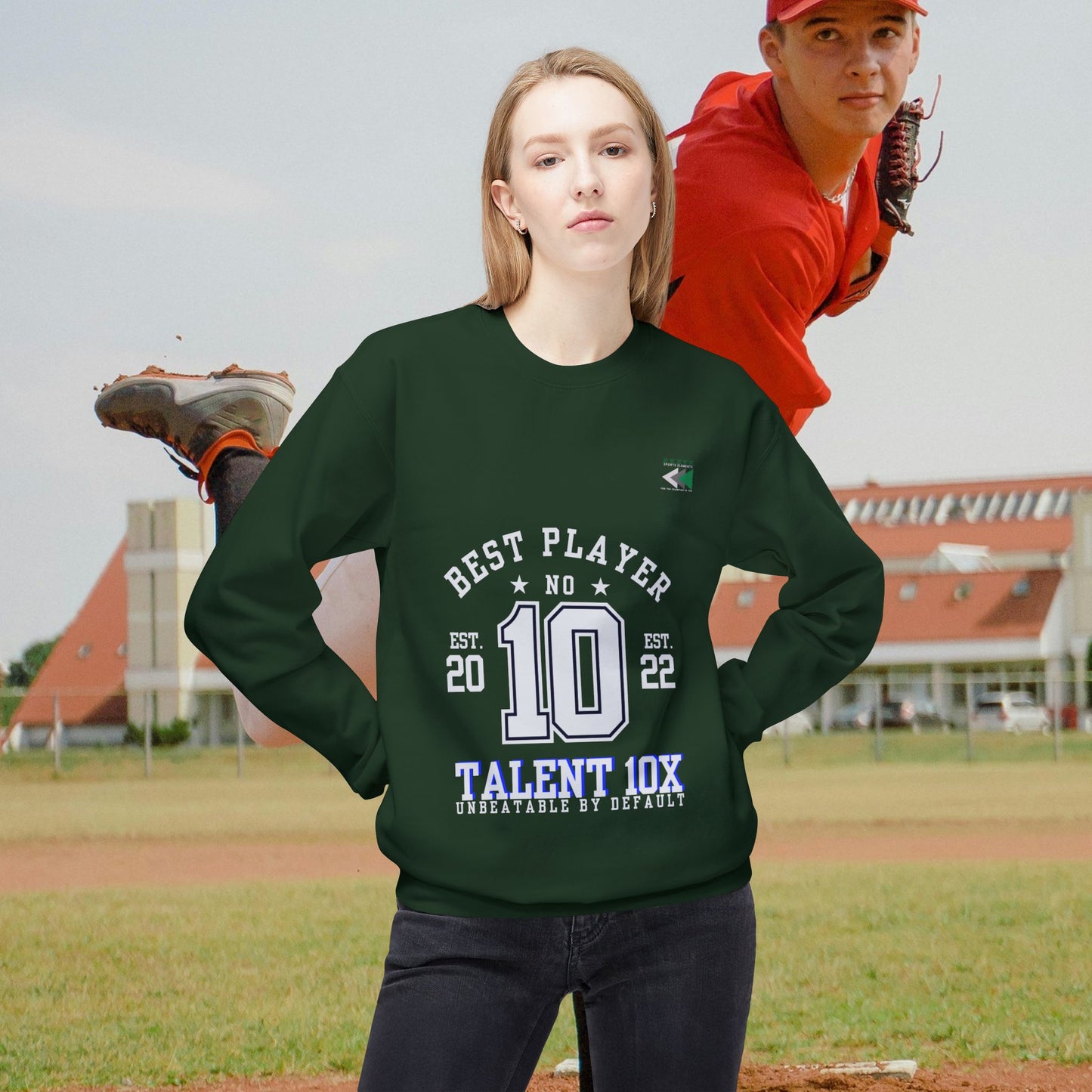 Unisex Midweight Softstyle Fleece Crewneck Sweatshirt_ N2 Series USMWSSFCNSS PT2WW001_ ‘ZeztZ’ Brand Limited Edition Statement of Style & Sustainability by WesternWaves:
