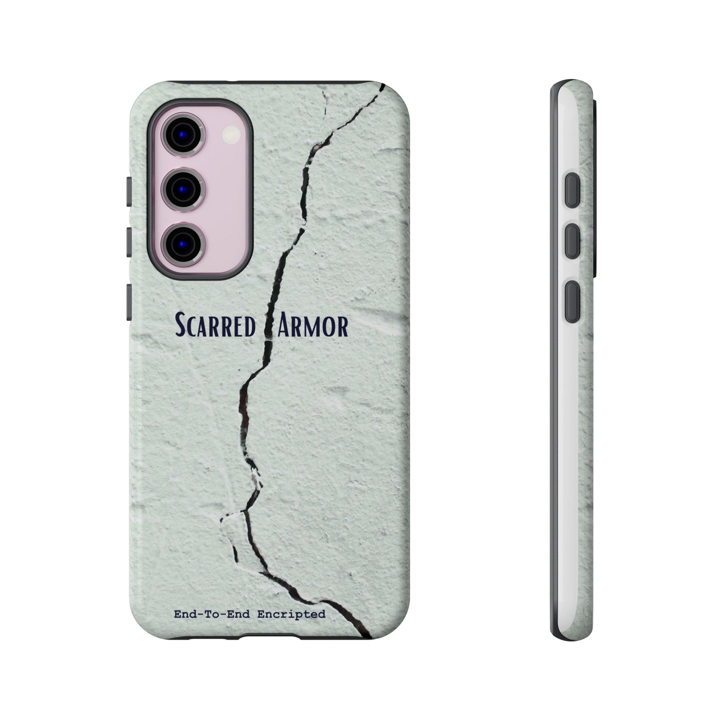 Tough Cases_ Samsung Galaxy Phone Case_ Series N8+ TCPCASE PT2WW003_ Limited Edition  Scarred Armor Design Samsung Galaxy Phone Cases by WesternWaves: