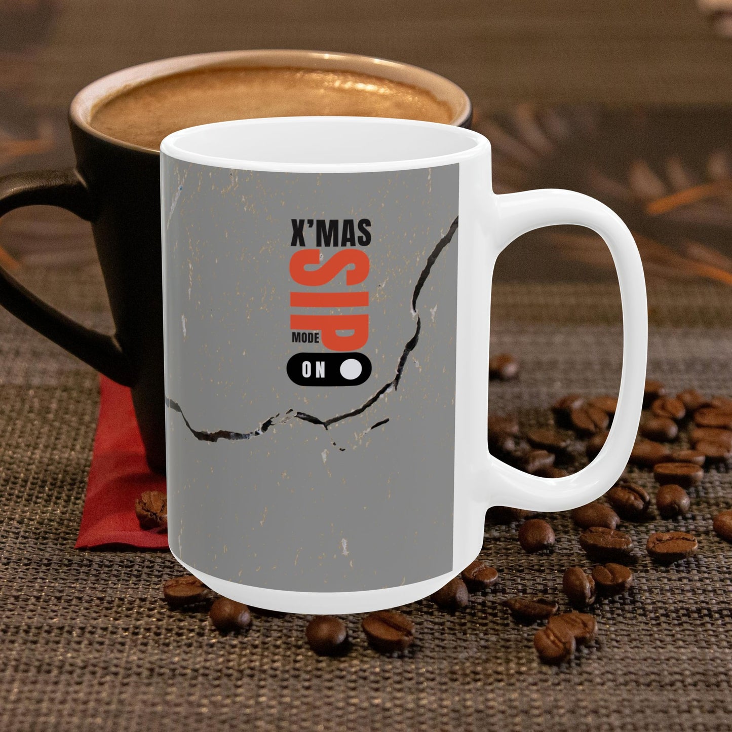 Ceramic Mug, (11oz, 15oz) _ N2 XMAS Series CMUG PT2WW001_ Limited Edition personalized touch by WesternWaves: