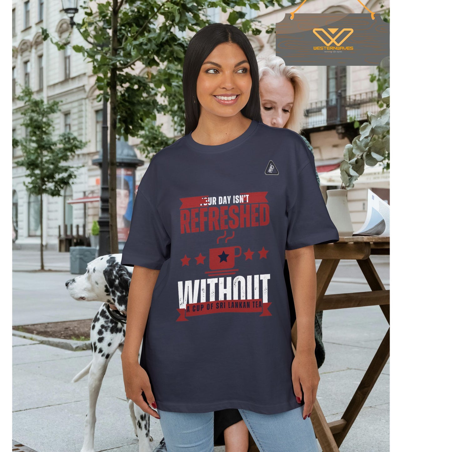 Unisex Oversized Tee_ N6+ Series USOSTEE PT2WW005_ Limited Edition by WesternWaves