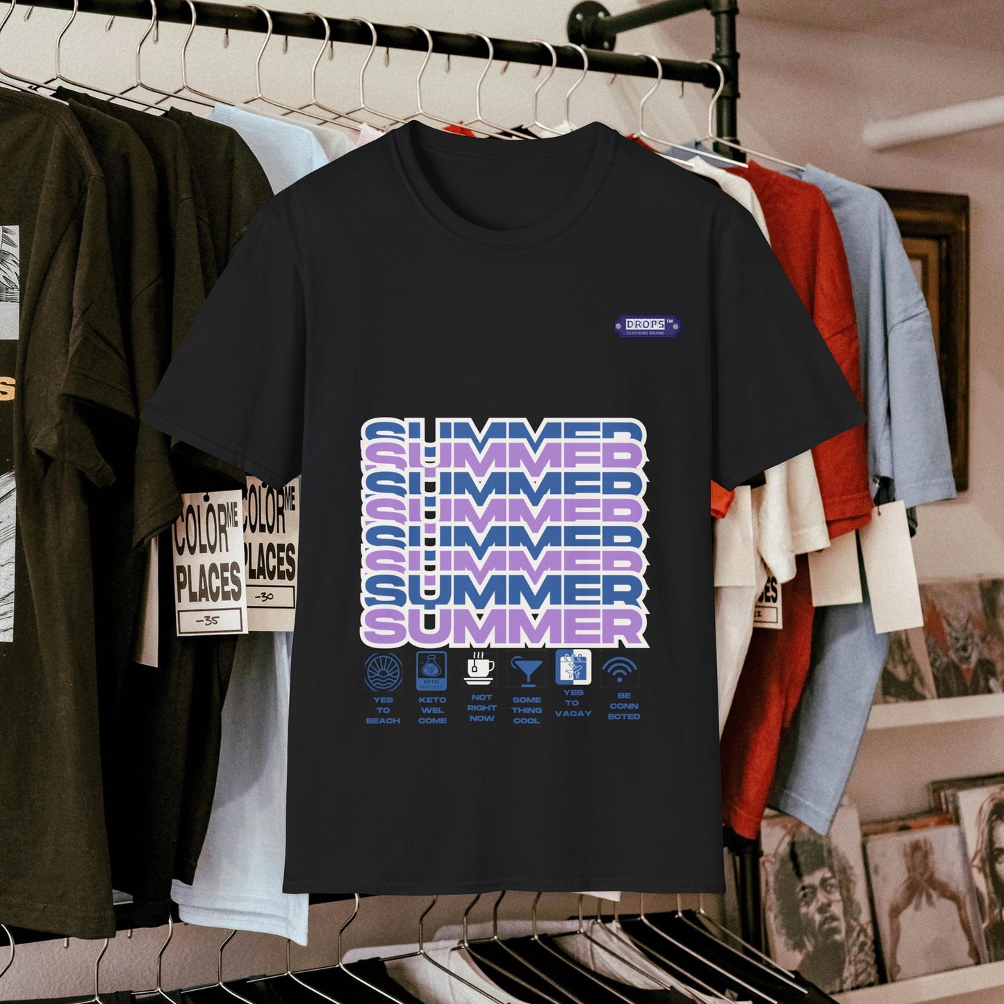 Unisex Softstyle T-Shirt_ N2* Series SPW USSTS FT2WW010_ Redefine Relaxation Limited Edition by WesternWaves: