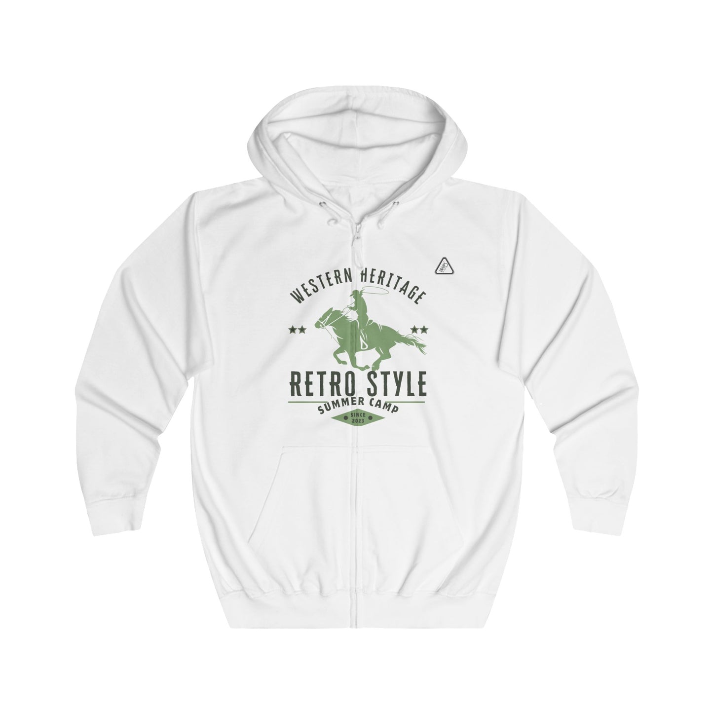 Unisex Full Zip Hoodie_ N7+ Series USFZHOODIE PT2WW004_ Limited Edition Trendy Vibes by WesternWaves: