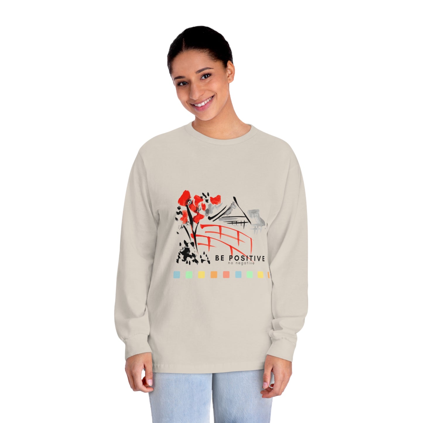 Unisex Classic Long Sleeve T-Shirt_ N2 Series SPW CLSTS PT2WW001_ Limited Edition 100% US Cotton product by WesternWaves: