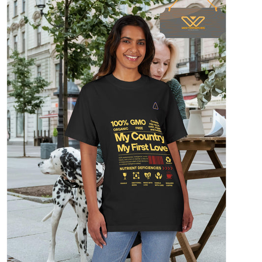 Organic My Country My First Love T-Shirt - Eco-Friendly Garment-Dyed Tee_ 24 April 2025_ 003