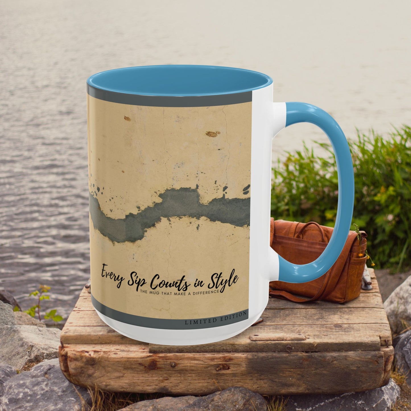 Accent Coffee Mug (11, 15oz) _ N2 Series SPW ACMUG PT2WW005_ Limited Edition Blend Style & Functionality by WesternWaves: