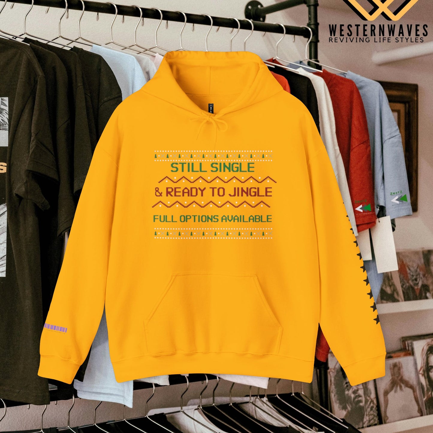 Unisex Heavy Blend™ Hooded Sweatshirt_ N2 Series SPW USHBHSS PT2WW007_Limited Edition Pinnacle of Comfort & Style by WesternWaves: