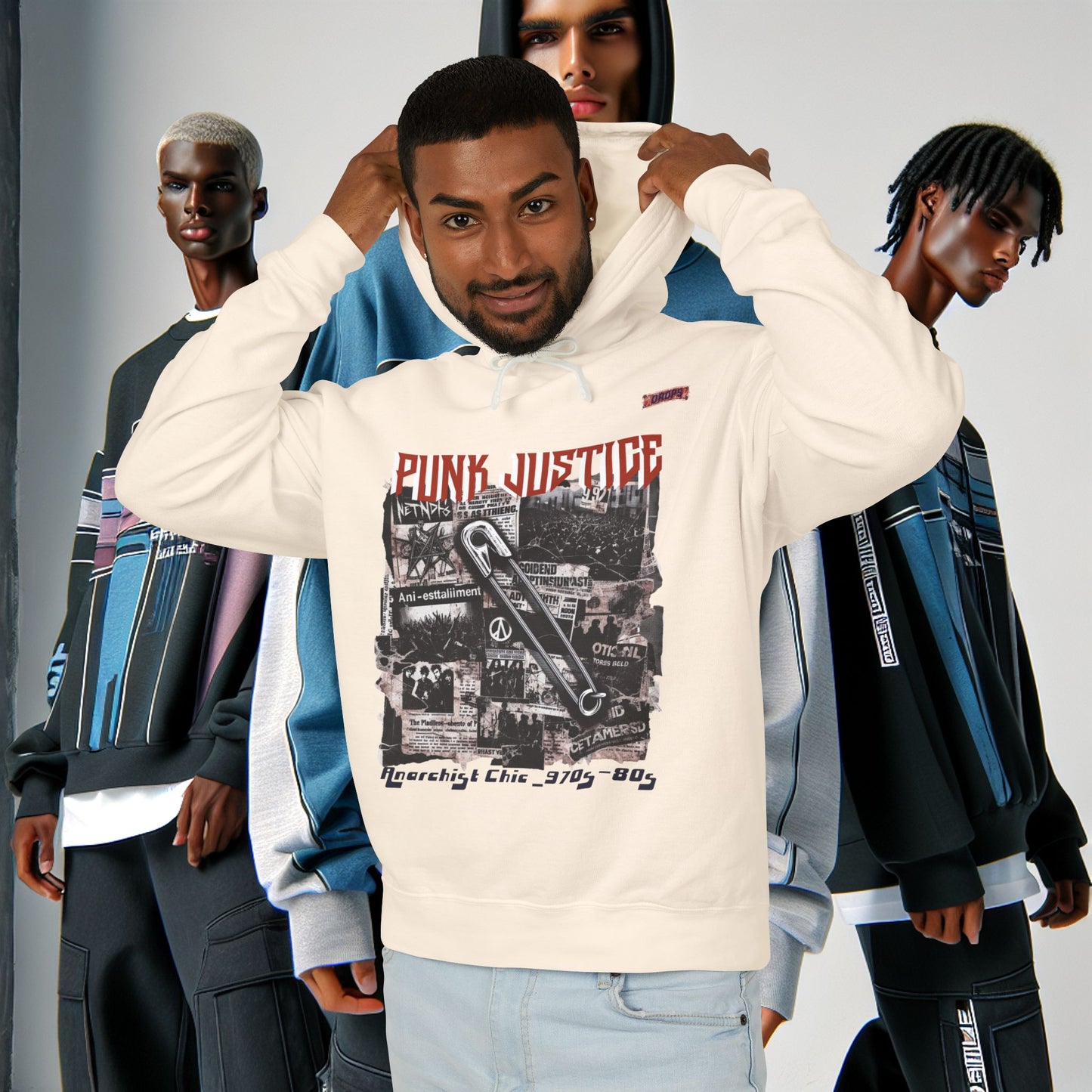 Punk Justice Unisex Lightweight Hoodie_ 01 Sep 2025_ Retro Punk Sweatshirt, 80s Inspired Hooded Sweatshirt, Streetwear Fashion Hoodie, Casual [...]