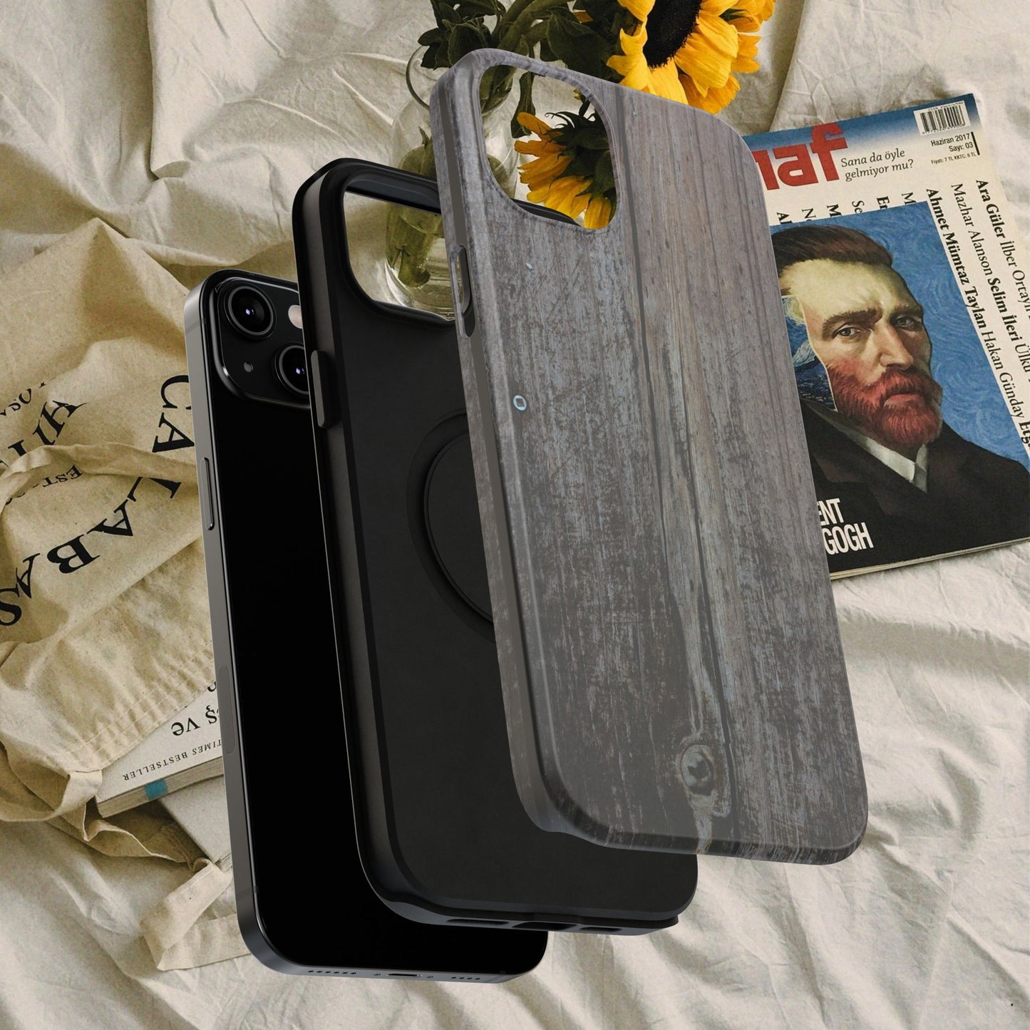 Impact-Resistant Tough Cases_ iPhone Case_ Series N8+ TCPCASE PT2WW006_ Limited Edition  Wooden Grain Phone Case for iPhones by WesternWaves: